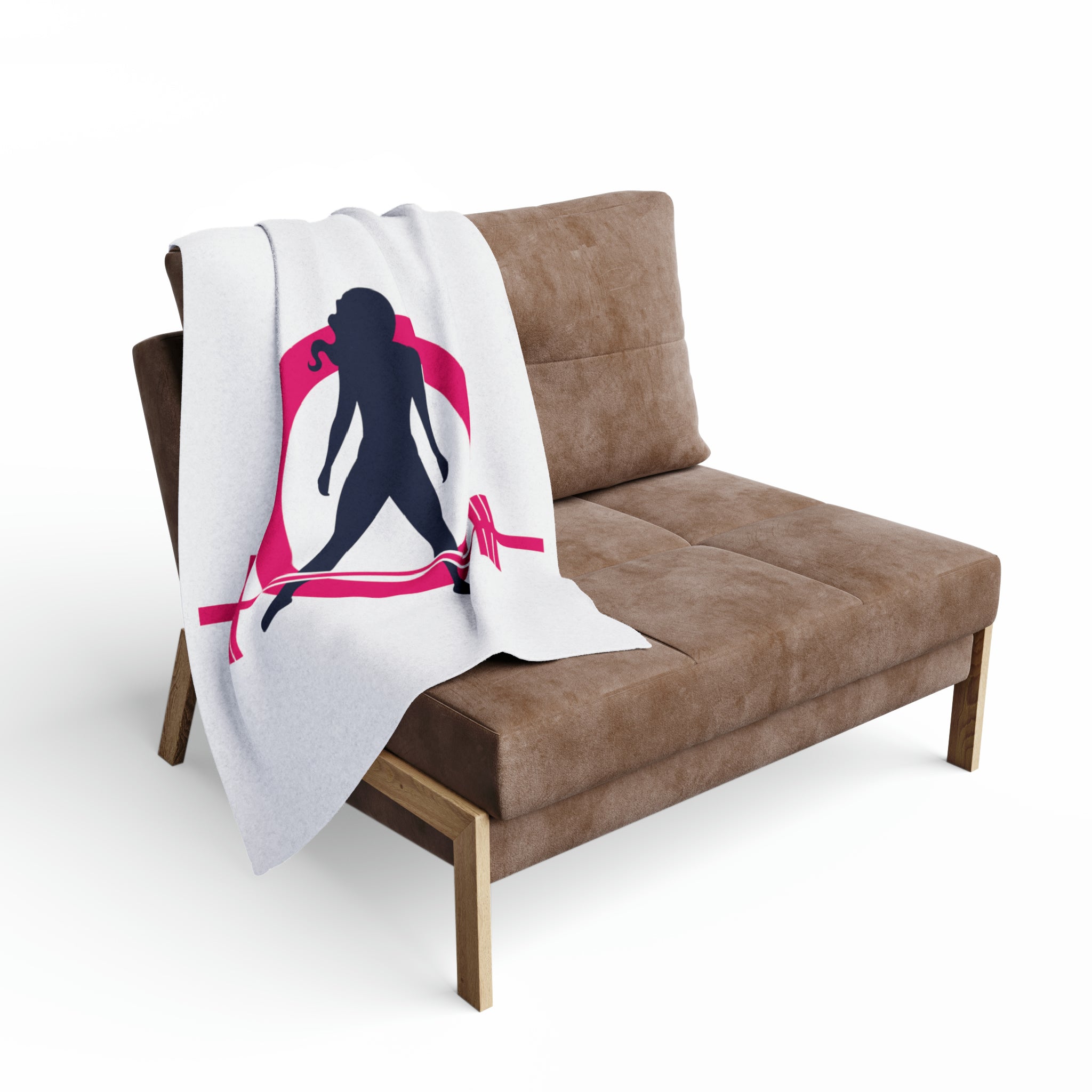 Arctic Fleece Blanket - White Color Logo