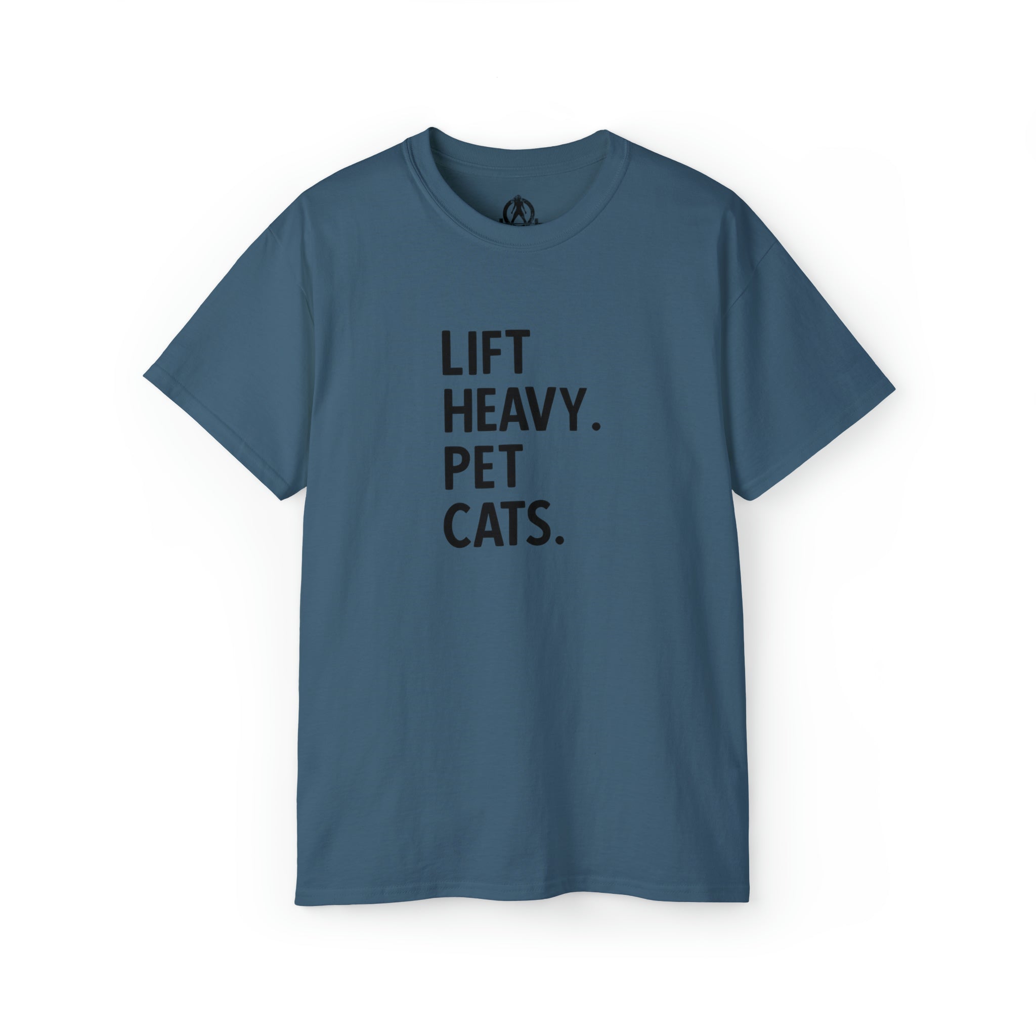Lift Heavy Pet Cats - Unisex Ultra Cotton Tee - Black Logo
