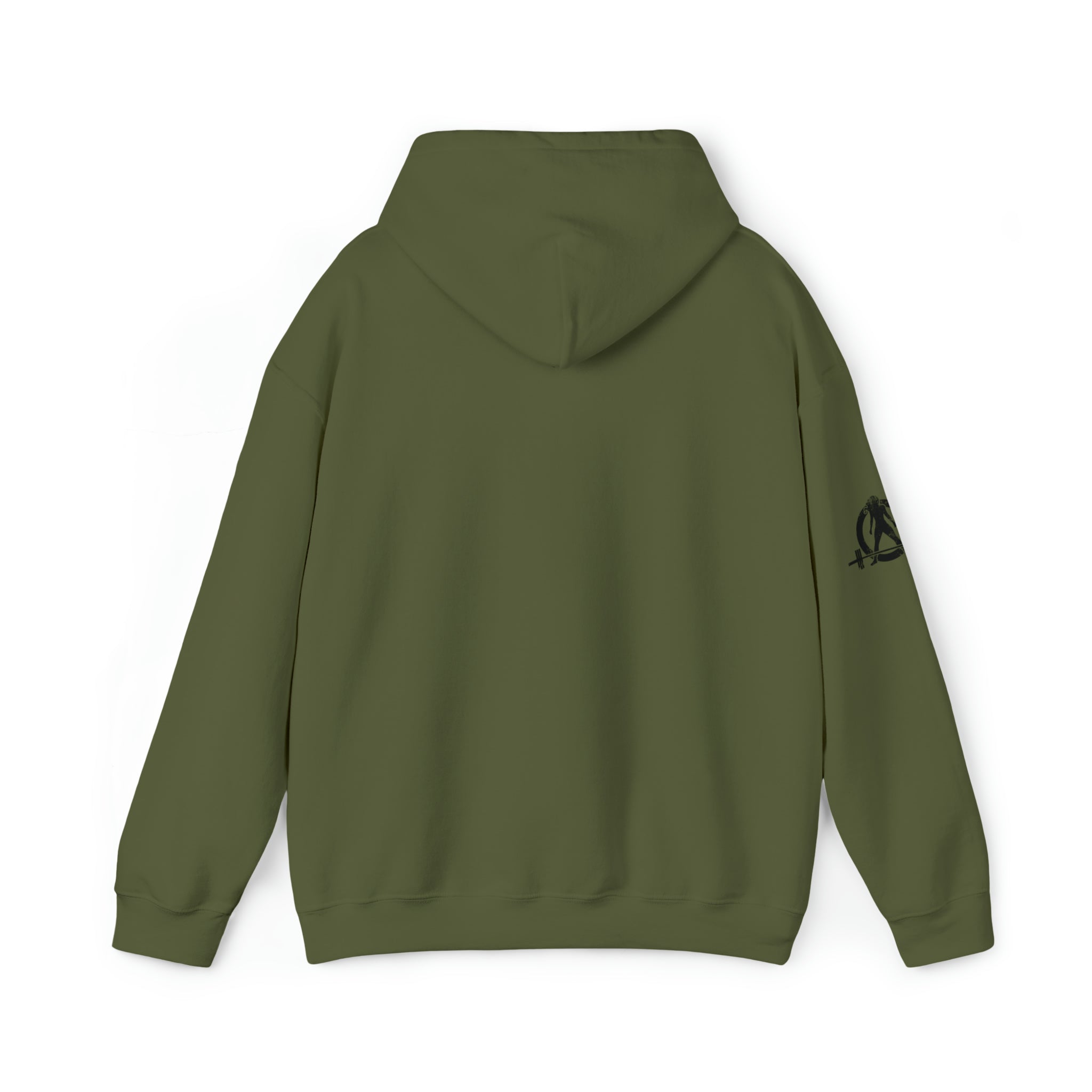 Strong Not Skinny - Unisex Heavy Blend Hooded Sweatshirt - Black Front Logo
