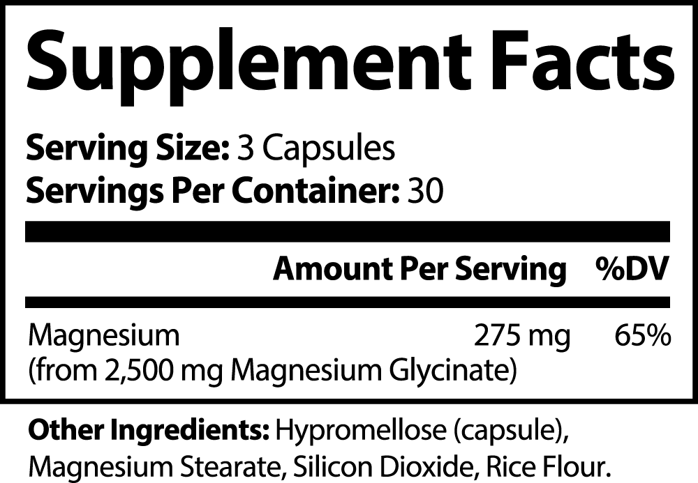 Magnesium Glycinate - 90 Caps