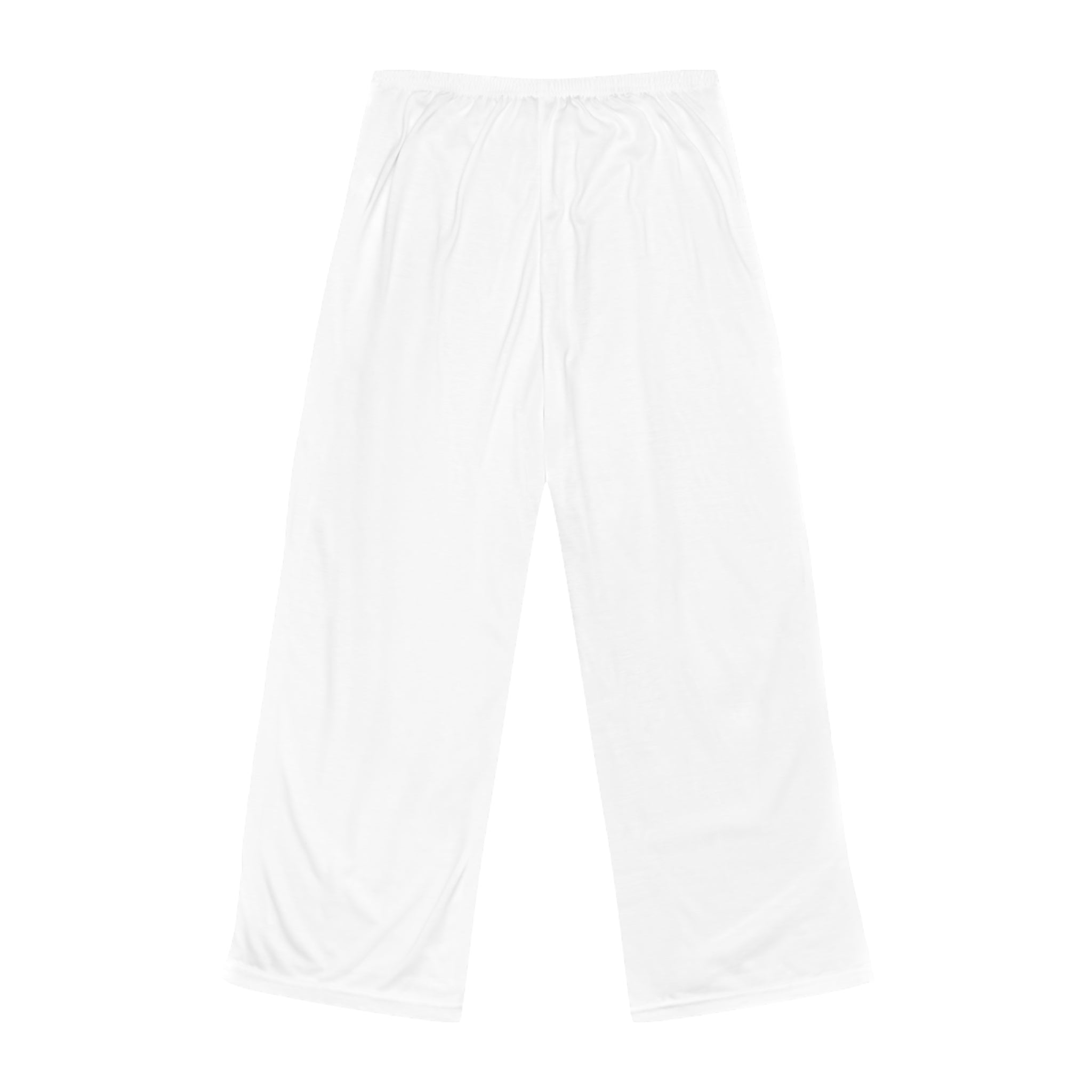 Women's Pajama Pants (AOP) - White - Distressed Color Logo