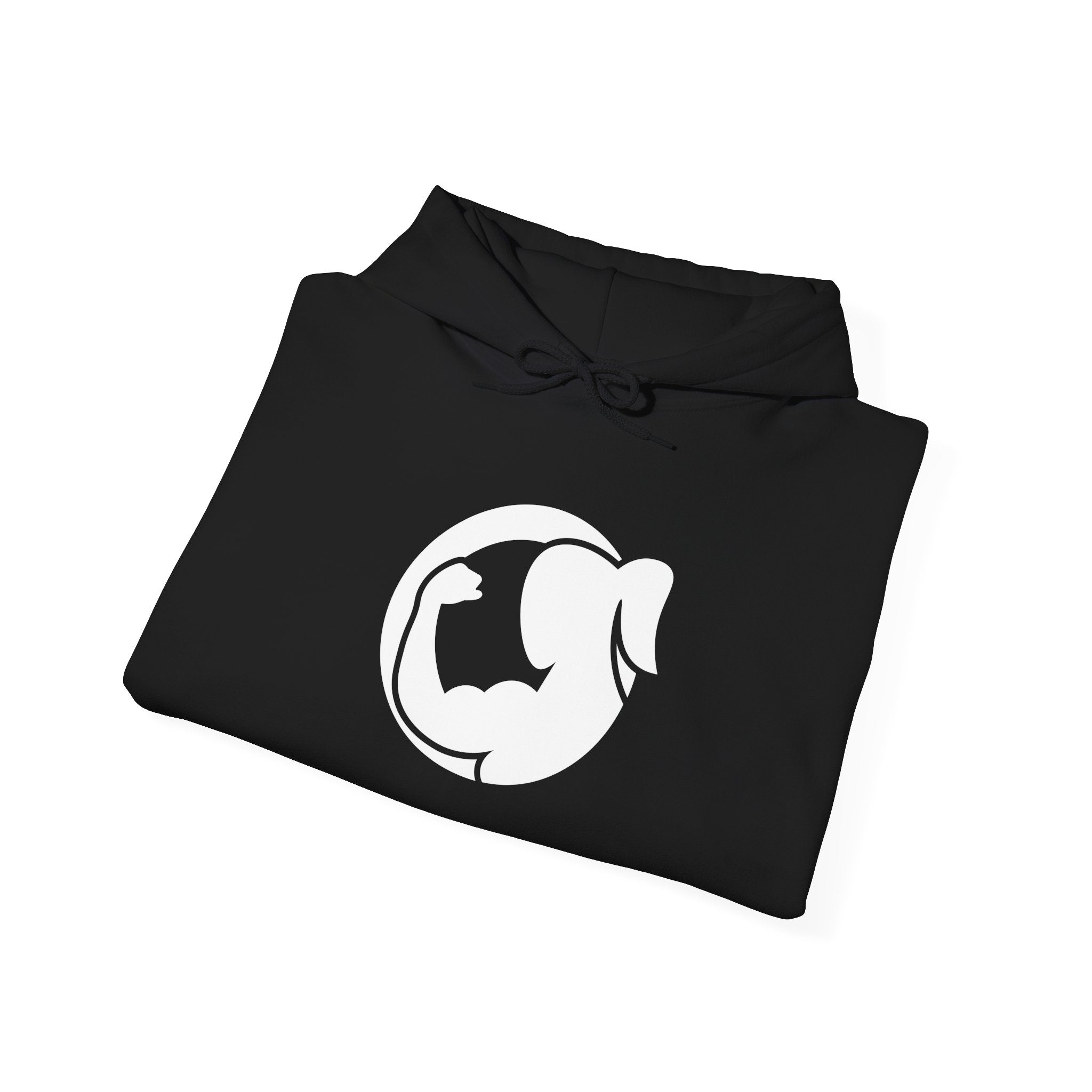 Strong Her – Unisex Heavy Blend™ Hooded Sweatshirt (White Logo) 💪
