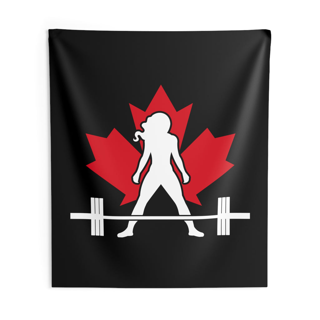 Indoor Wall Tapestries - Canada Dark Logo