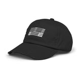 Star Barbell - Unisex Distressed Cap - Black Logo