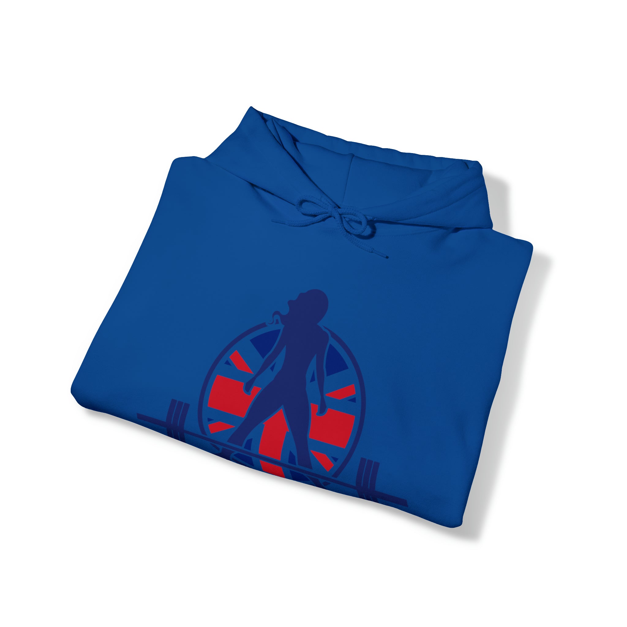 UK Logo Light  Unisex Heavy Blend Hooded Sweatshirt - Plain Back