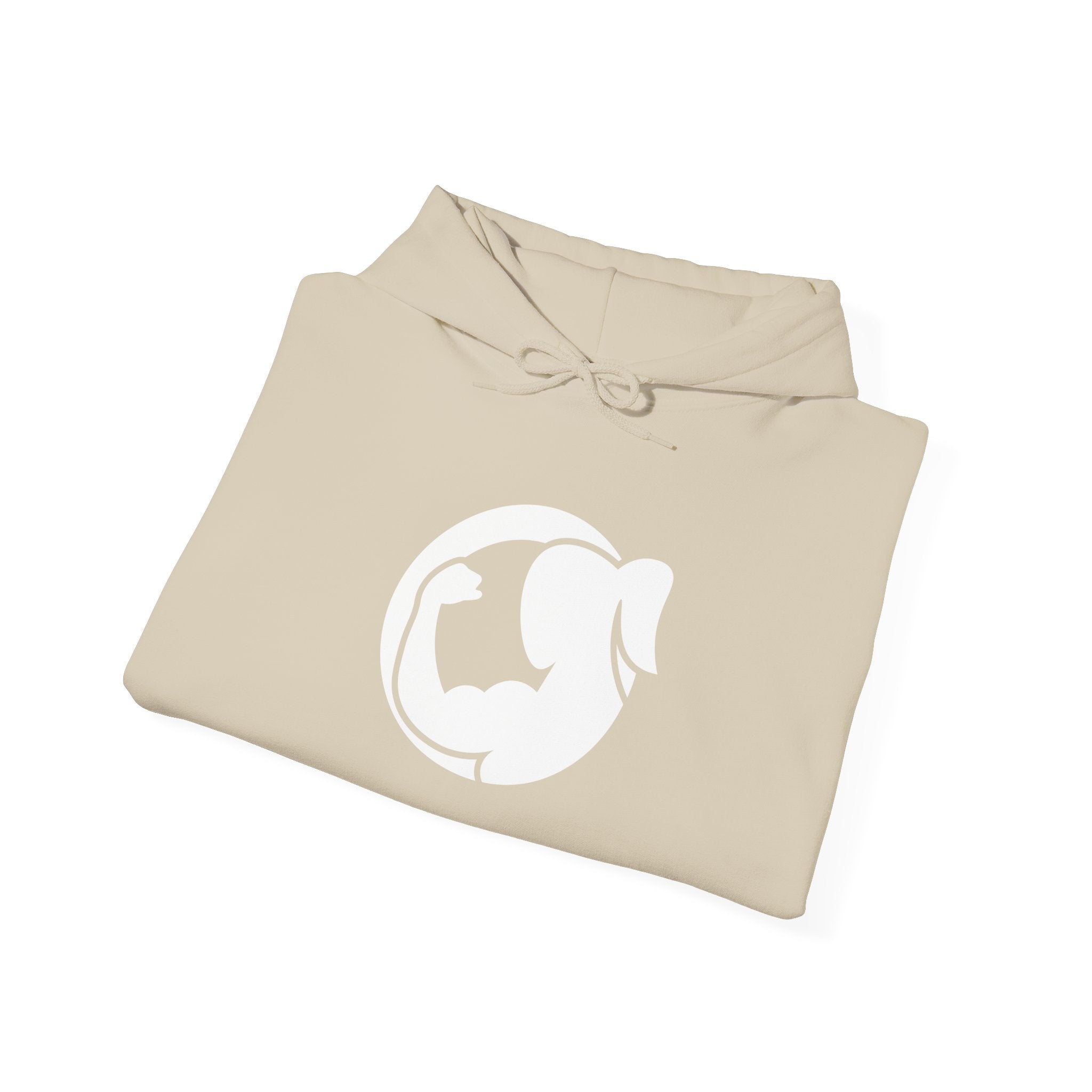 Strong Her – Unisex Heavy Blend™ Hooded Sweatshirt (White Logo) 💪