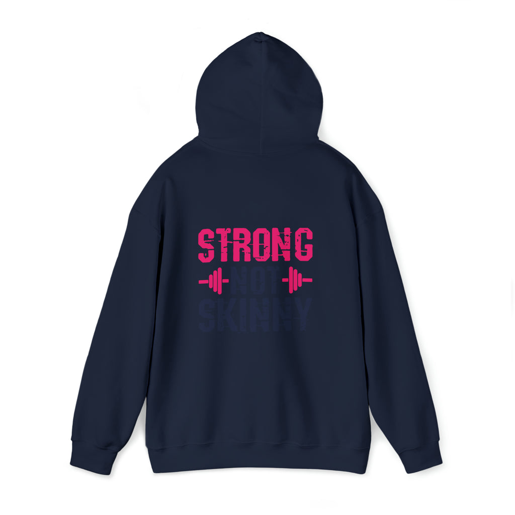 Strong Not Skinny - Pride Color Logo - Unisex Heavy Blend Hooded Sweatshirt