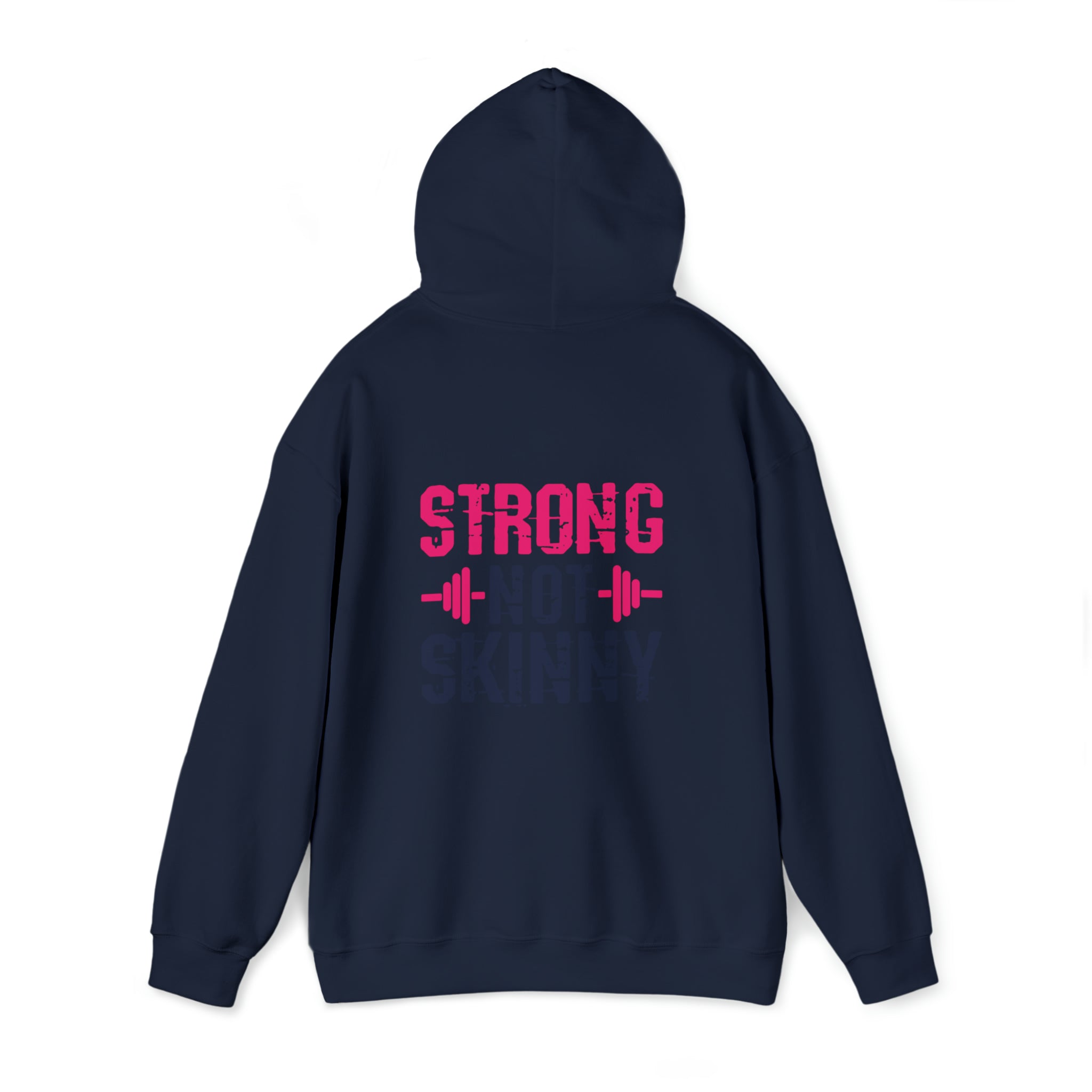 Strong Not Skinny - Pride Color Logo - Unisex Heavy Blend Hooded Sweatshirt