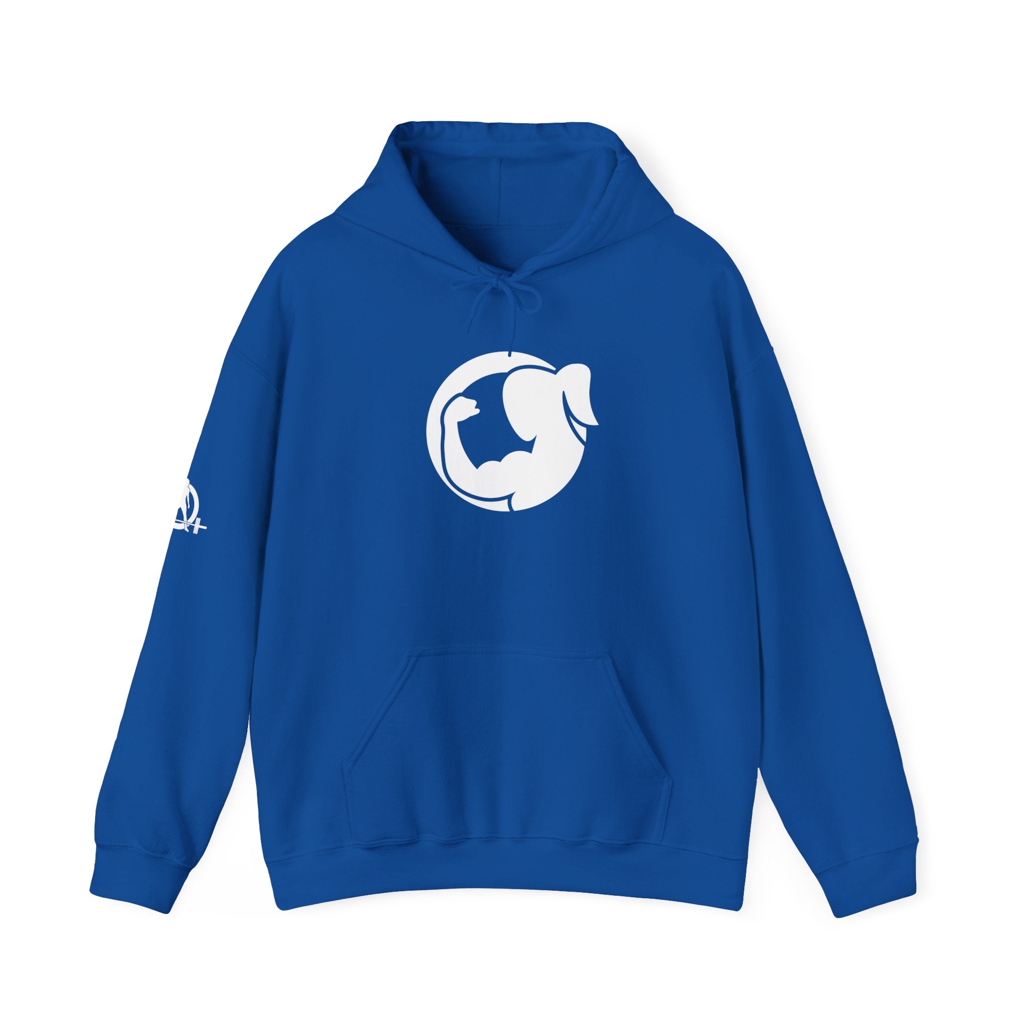 Strong Her – Unisex Heavy Blend™ Hooded Sweatshirt (White Logo) 💪