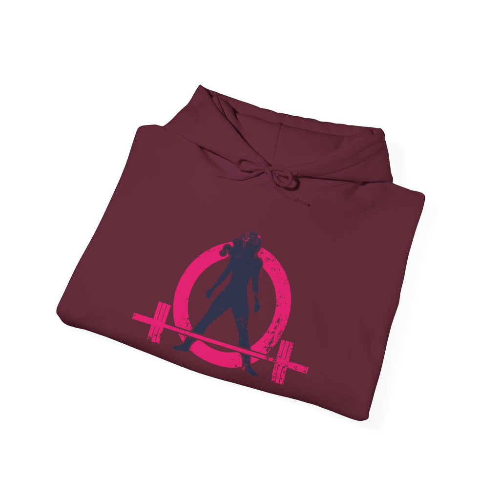 Distressed Logo - Unisex Heavy Blend Hooded Sweatshirt - Inverted Logo  (BEST SELLER)