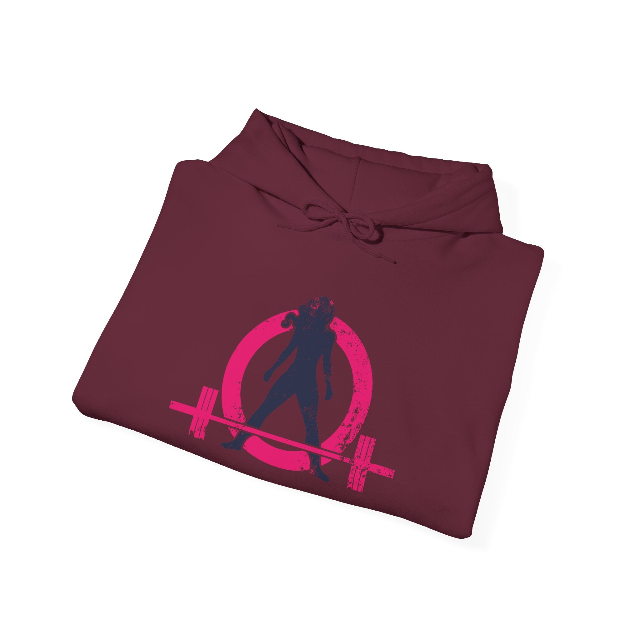 Distressed Logo - Unisex Heavy Blend Hooded Sweatshirt - Inverted Logo  (BEST SELLER)
