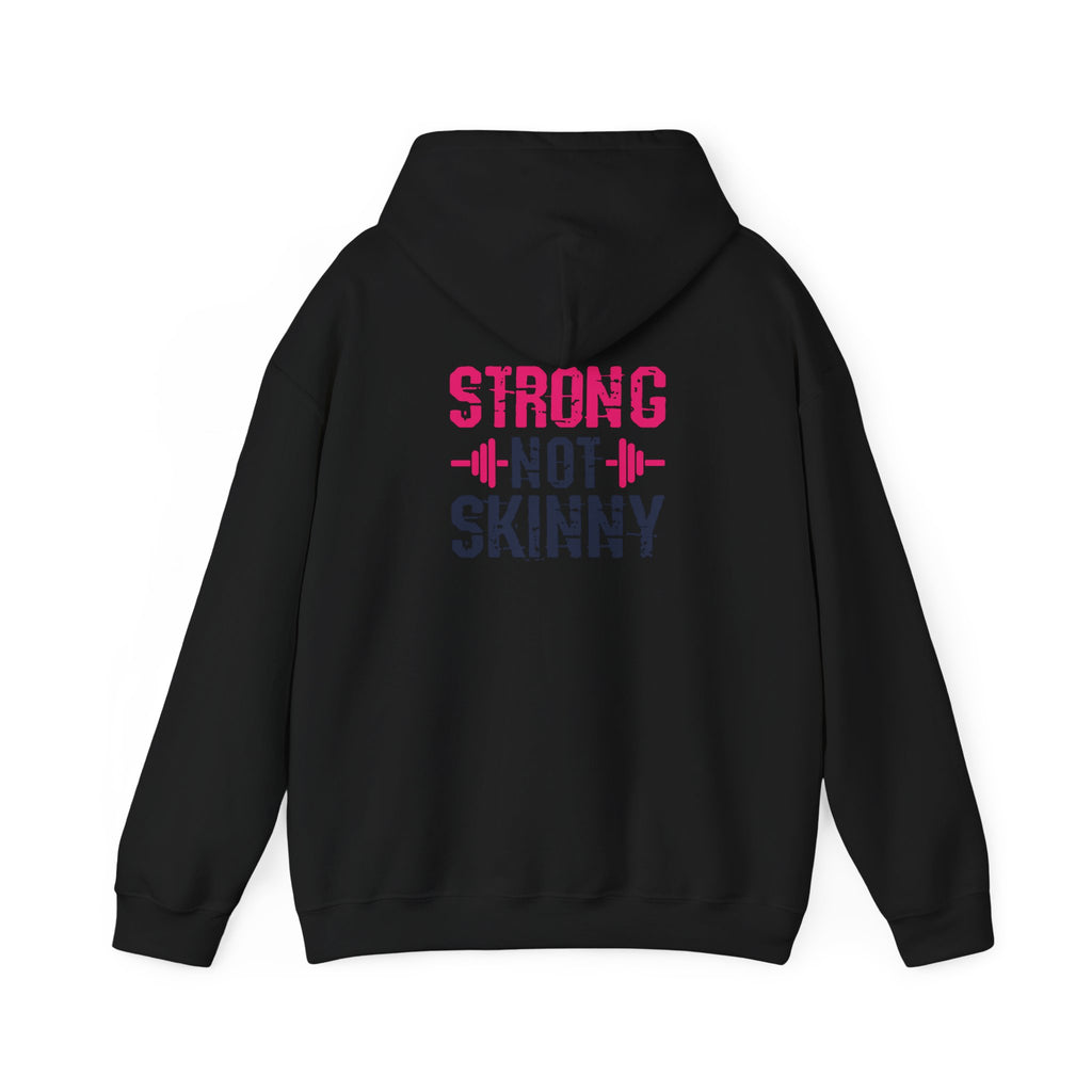 Strong Not Skinny – Unisex Heavy Blend™ Hooded Sweatshirt (Color Distressed Logo)