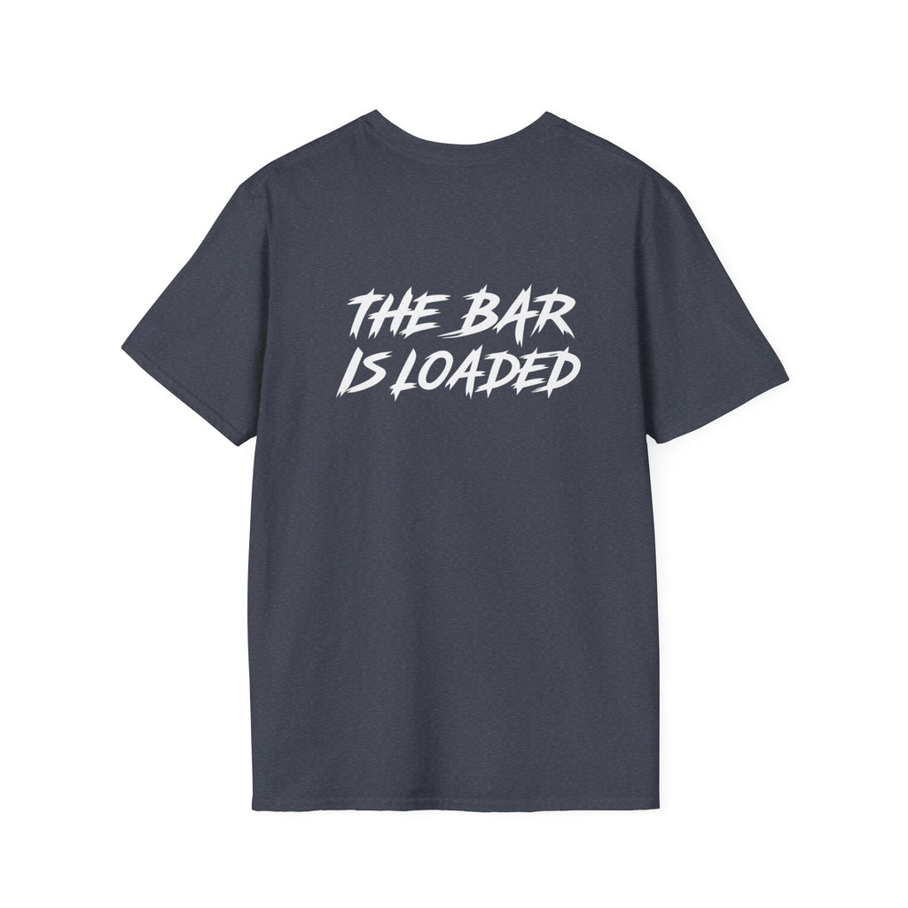 The Bar Is Loaded - Unisex Softstyle T-Shirt - Color Distressed Logo