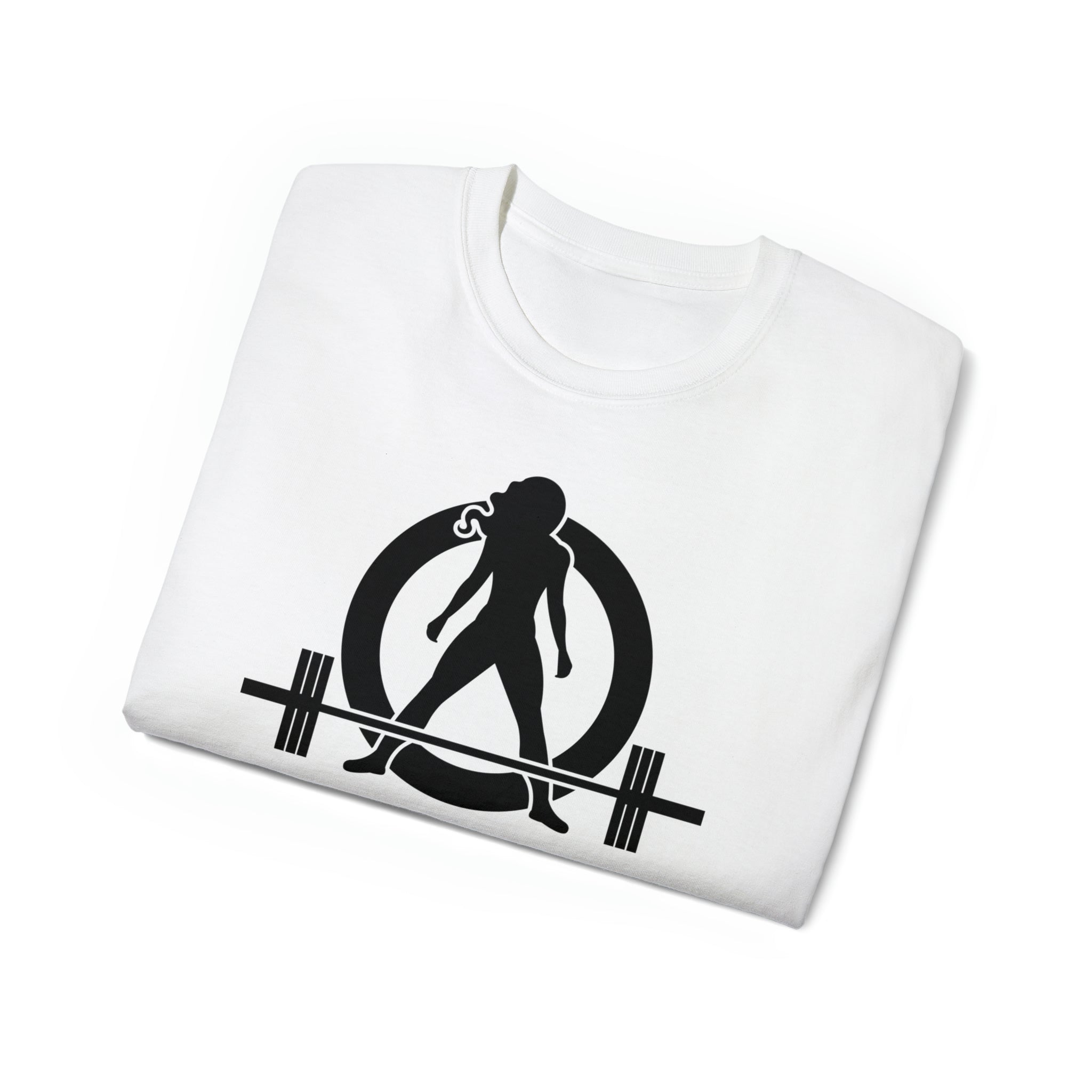 Classic Logo Black - Unisex Ultra Cotton Tee - Plain Back