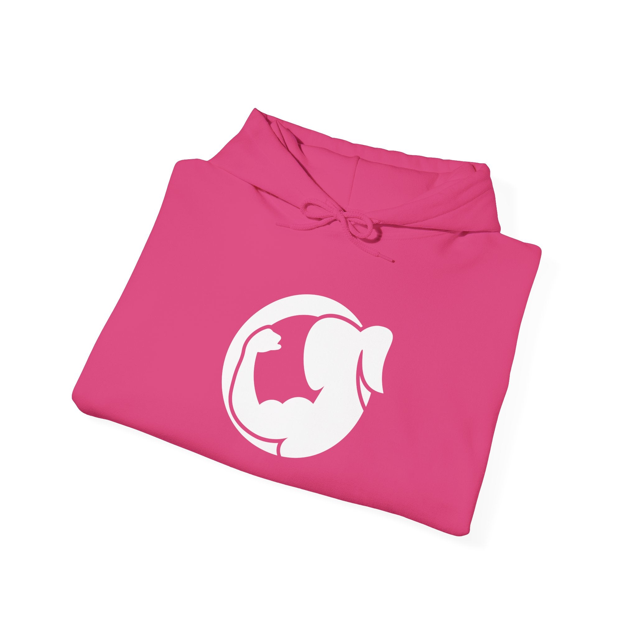 Strong Her – Unisex Heavy Blend™ Hooded Sweatshirt (White Logo) 💪