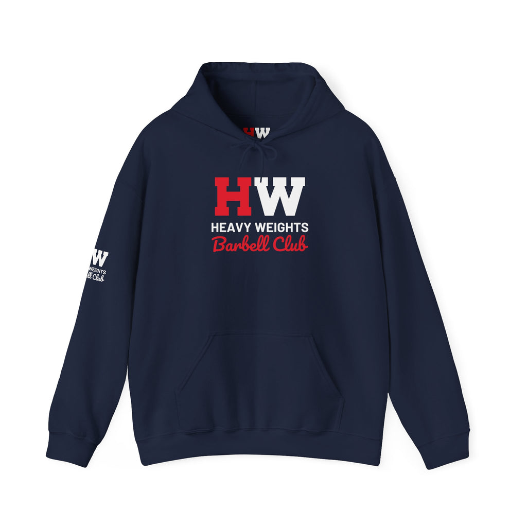 Heavy Weights Barbell Club – Unisex Heavy Blend™ Hooded Sweatshirt 🏋️‍♂️🔥
