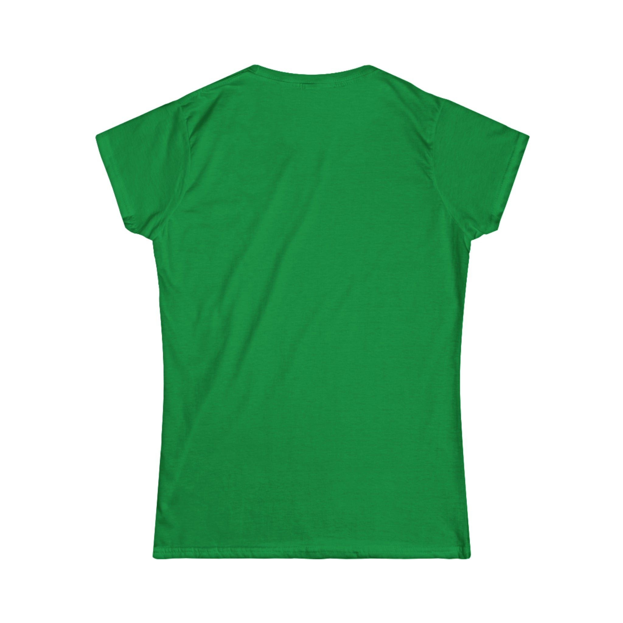 Lift Heavy Shit - Women's Softstyle Tee - White Distressed Logo on Front Plain Back