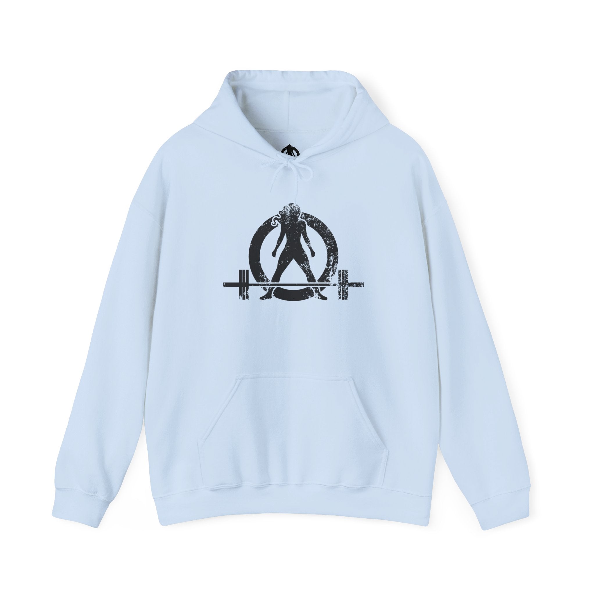 Strong Is Beautiful - Distressed Black Logo - Unisex Heavy Blend Hooded Sweatshirt