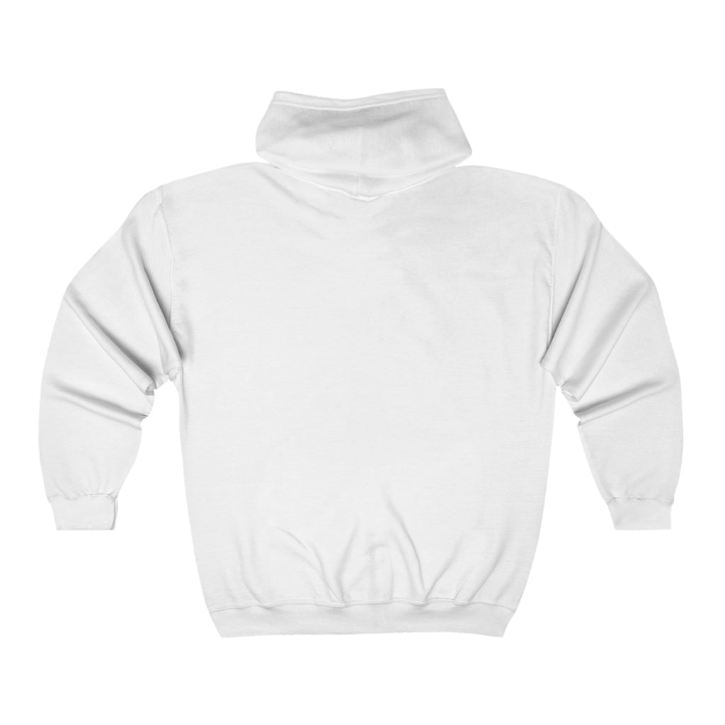 Unisex Heavy Blend™ Full Zip Hooded Sweatshirt - Classic Dark Logo