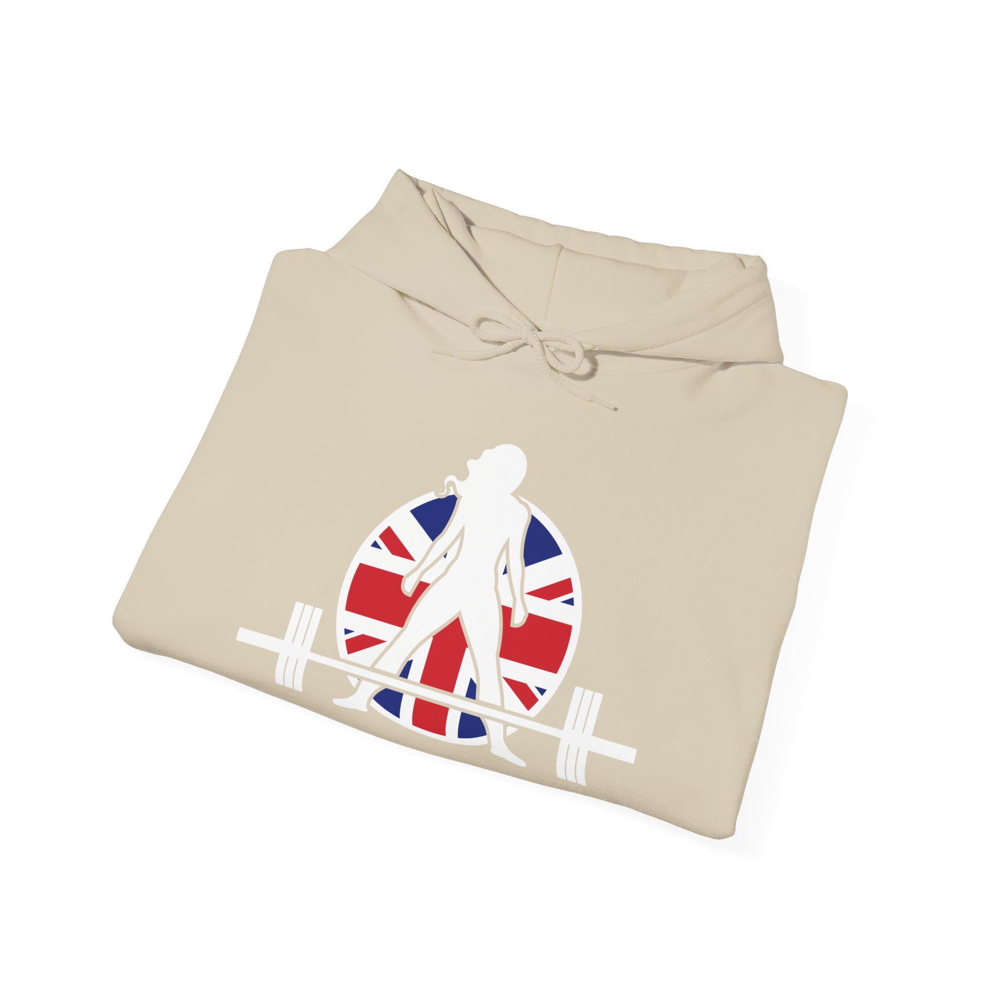 UK Logo - Unisex Heavy Blend Hooded Sweatshirt -  Plain Back
