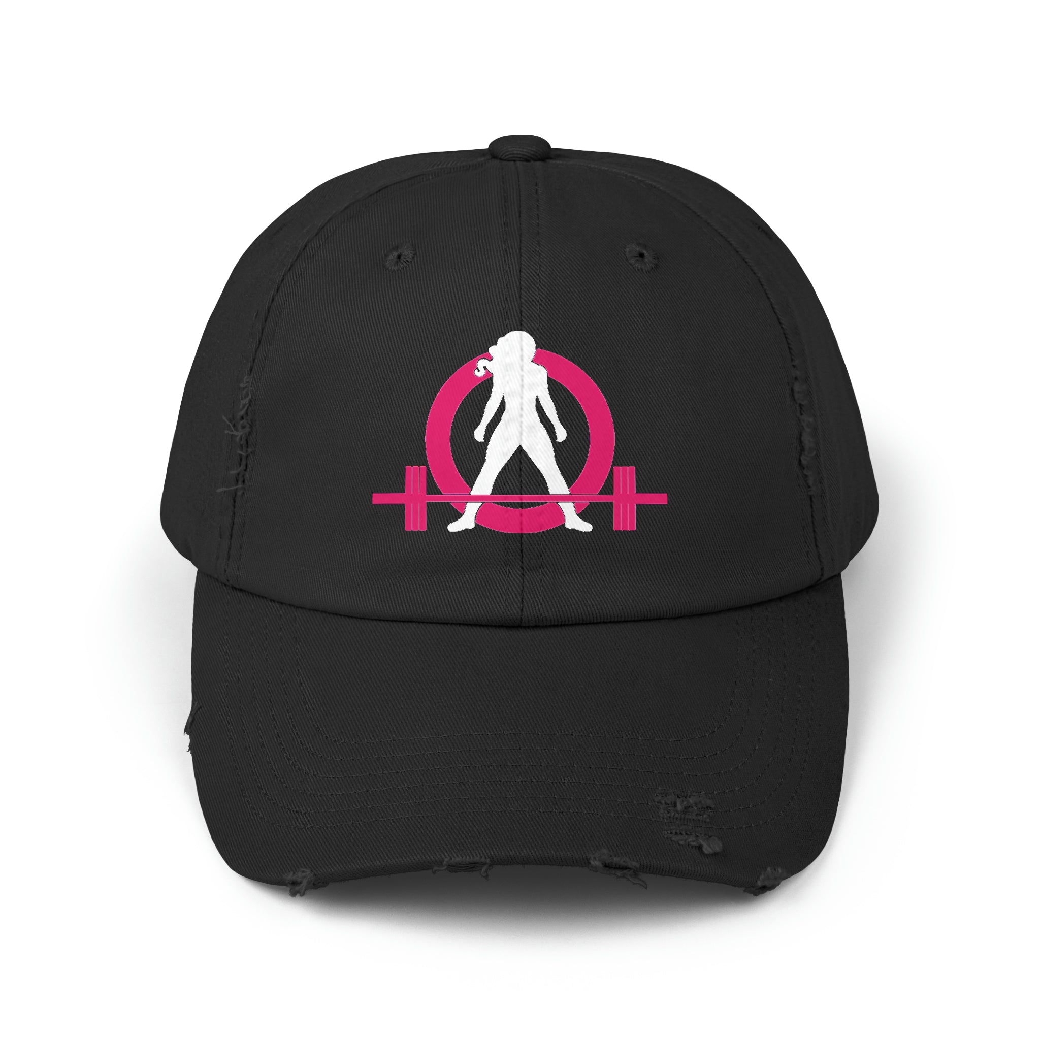 Unisex Distressed Cap - Classic Color Logo