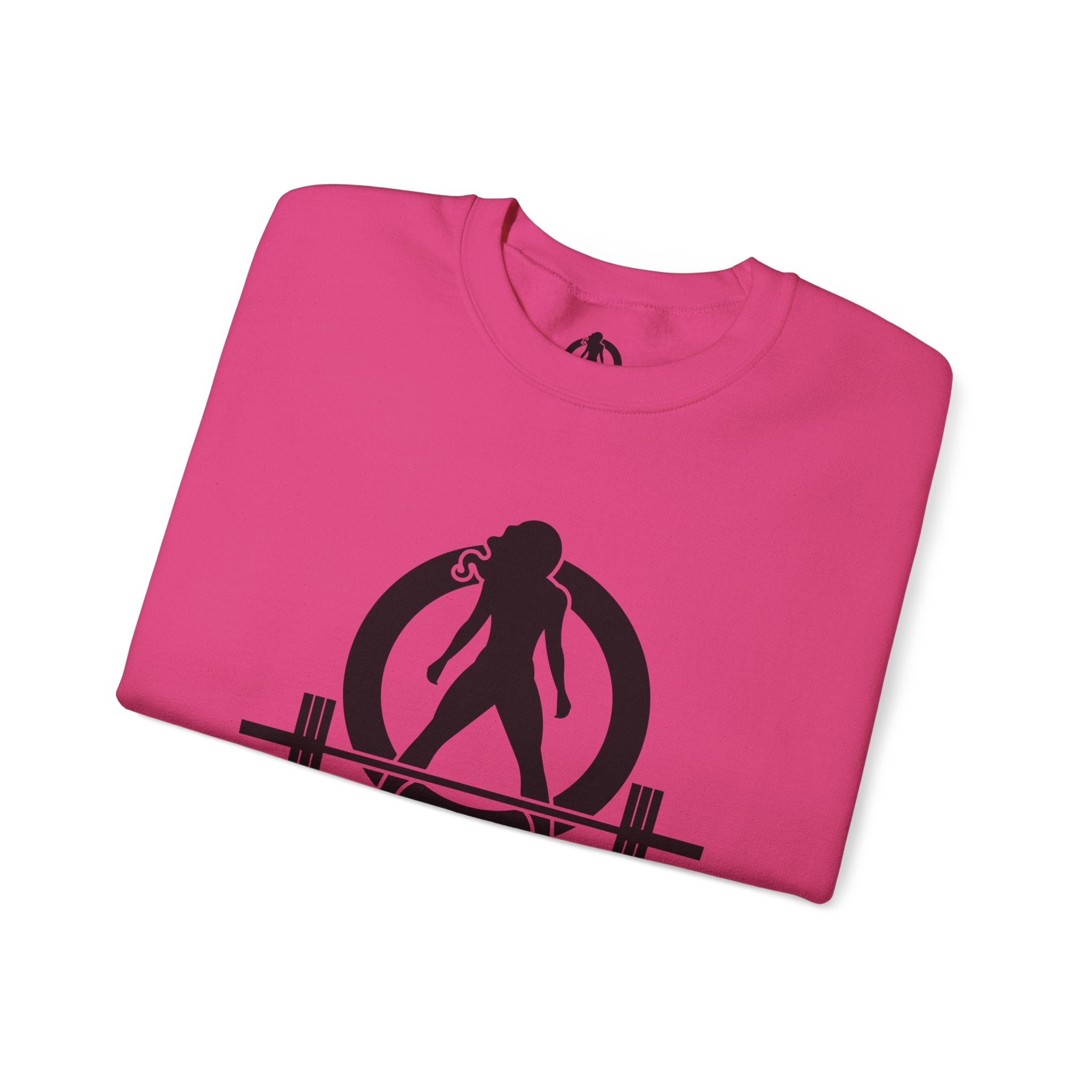 Iron Sharpens Iron - Unisex Heavy Blend™ Crewneck Sweatshirt - Front Black Logo - Front & Back Print