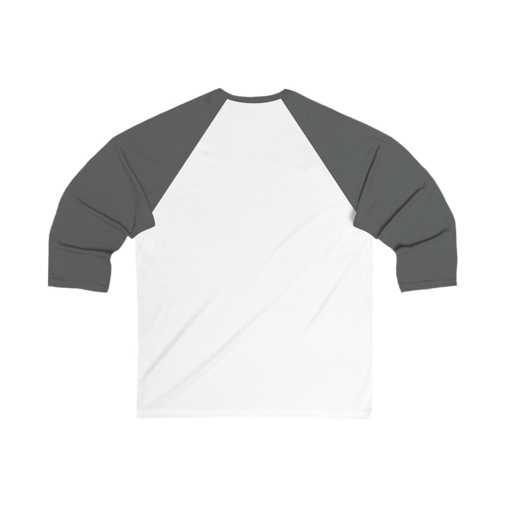 Unisex 3\4 Sleeve Baseball Tee - Lift Heavy Pet Cats - Black Logo