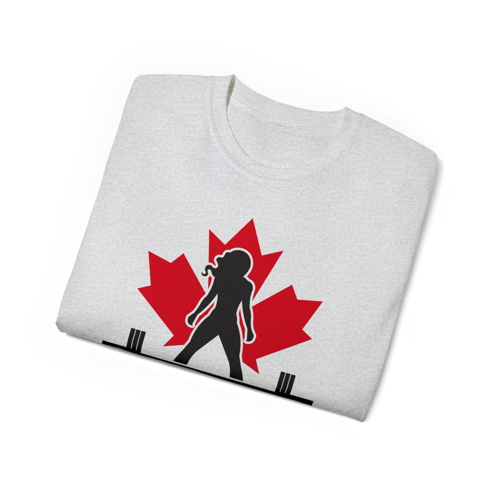 Unisex Ultra Cotton Tee - Canada Logo Light - Plain Back