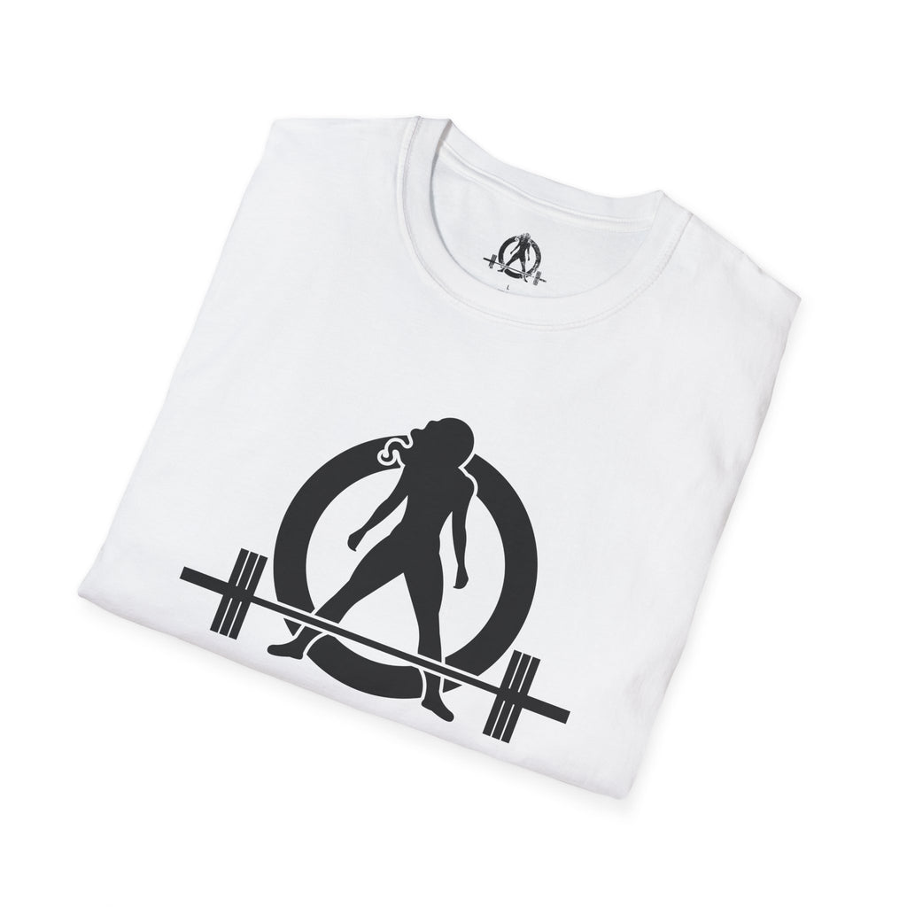 Iron Sharpens Iron - Unisex Softstyle T-Shirt - Black Logo Front & Back