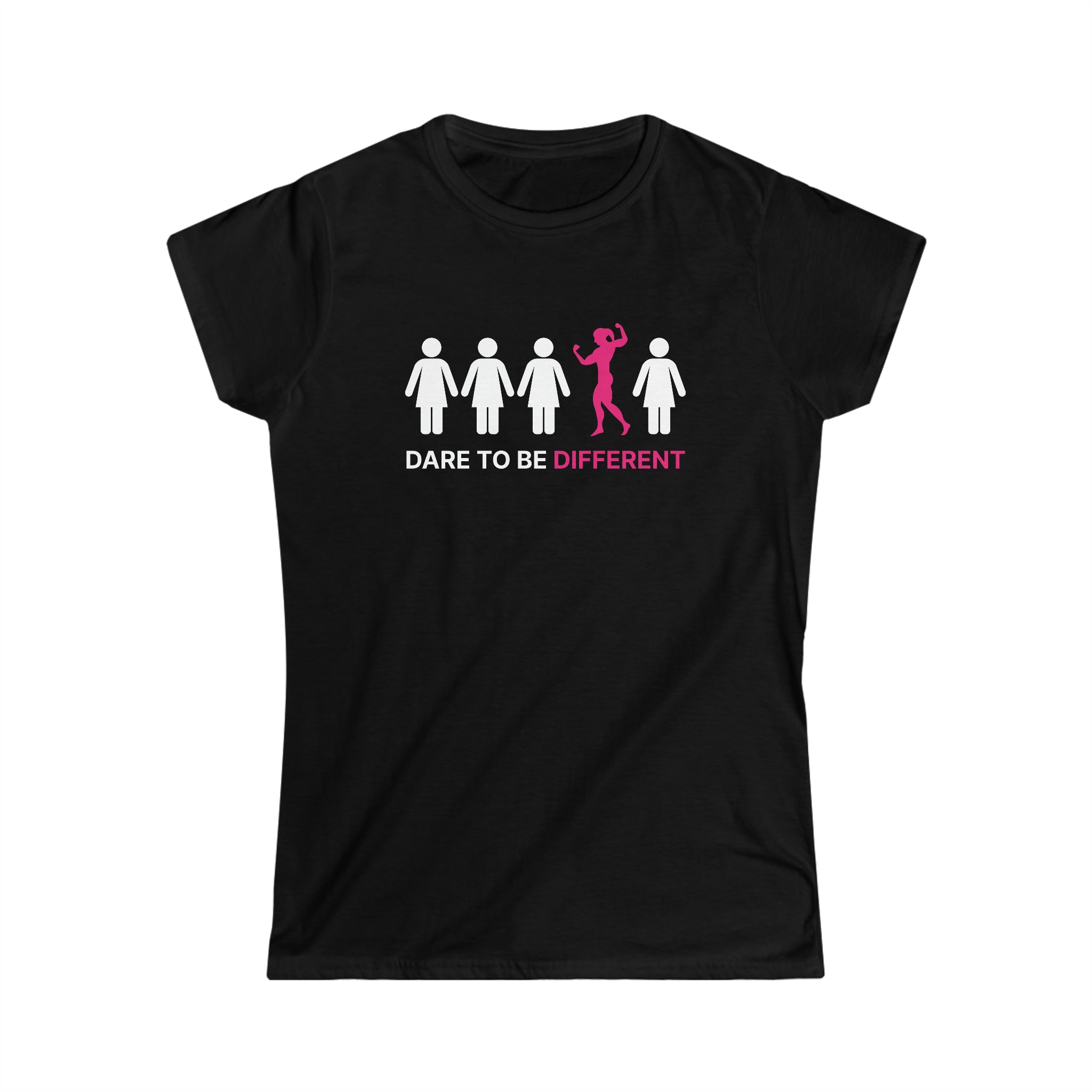 Dare To Be Different - Flex - Women's Softstyle Tee - Logo on Front