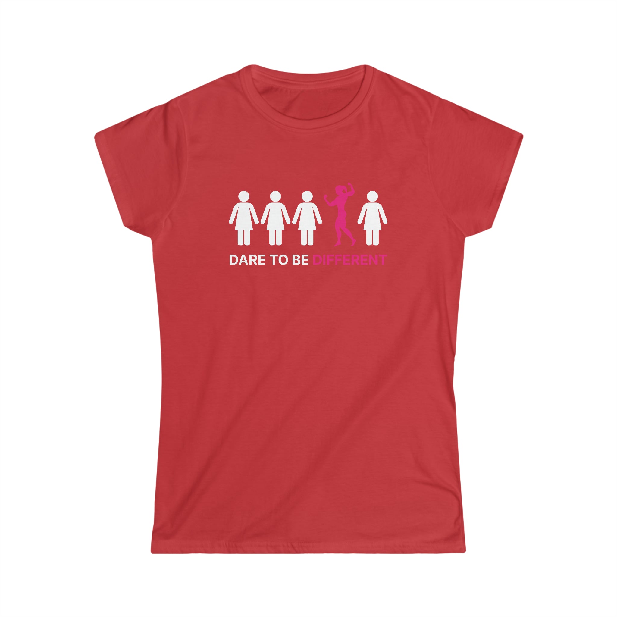Dare To Be Different - Flex - Women's Softstyle Tee - Logo on Front
