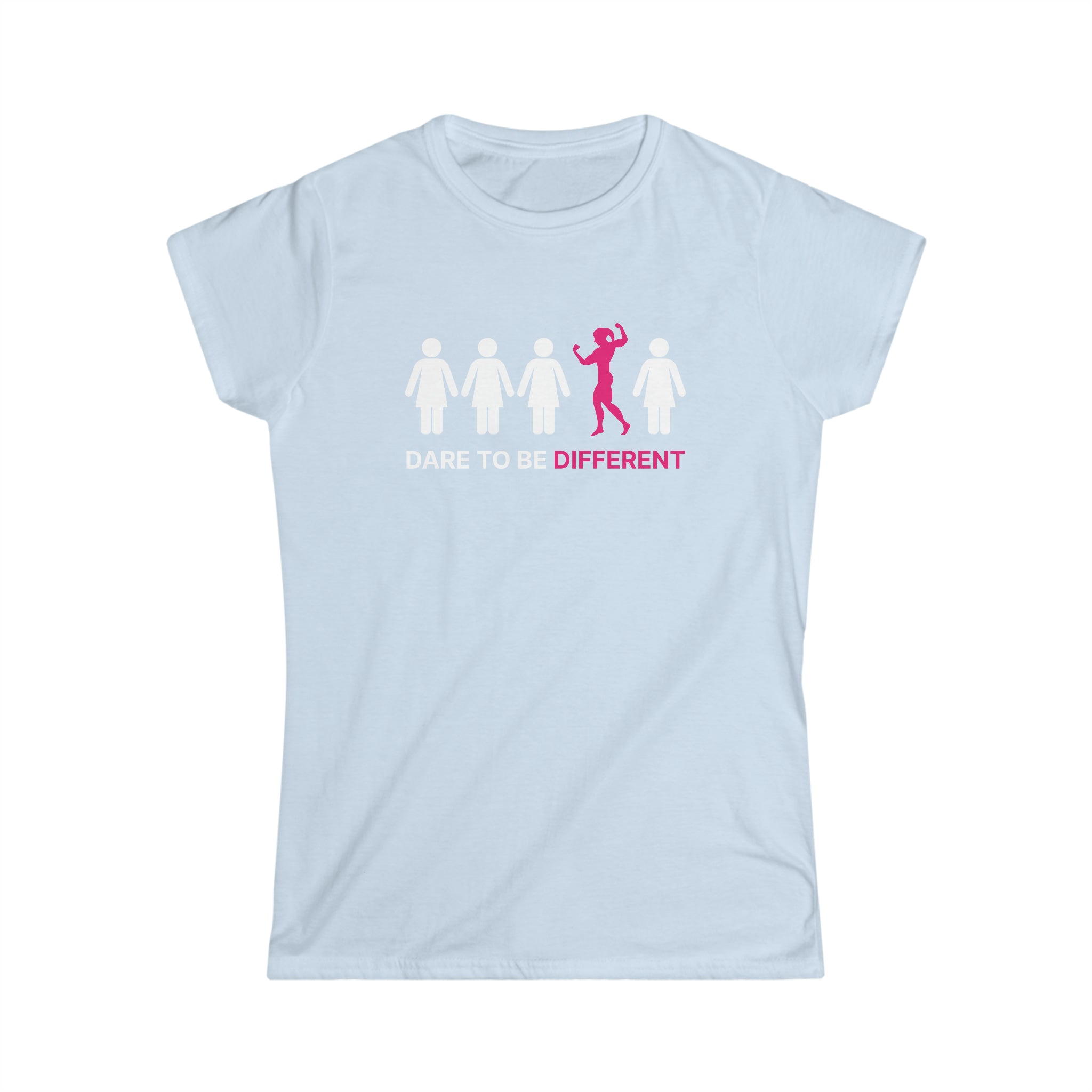 Dare To Be Different - Flex - Women's Softstyle Tee - Logo on Front