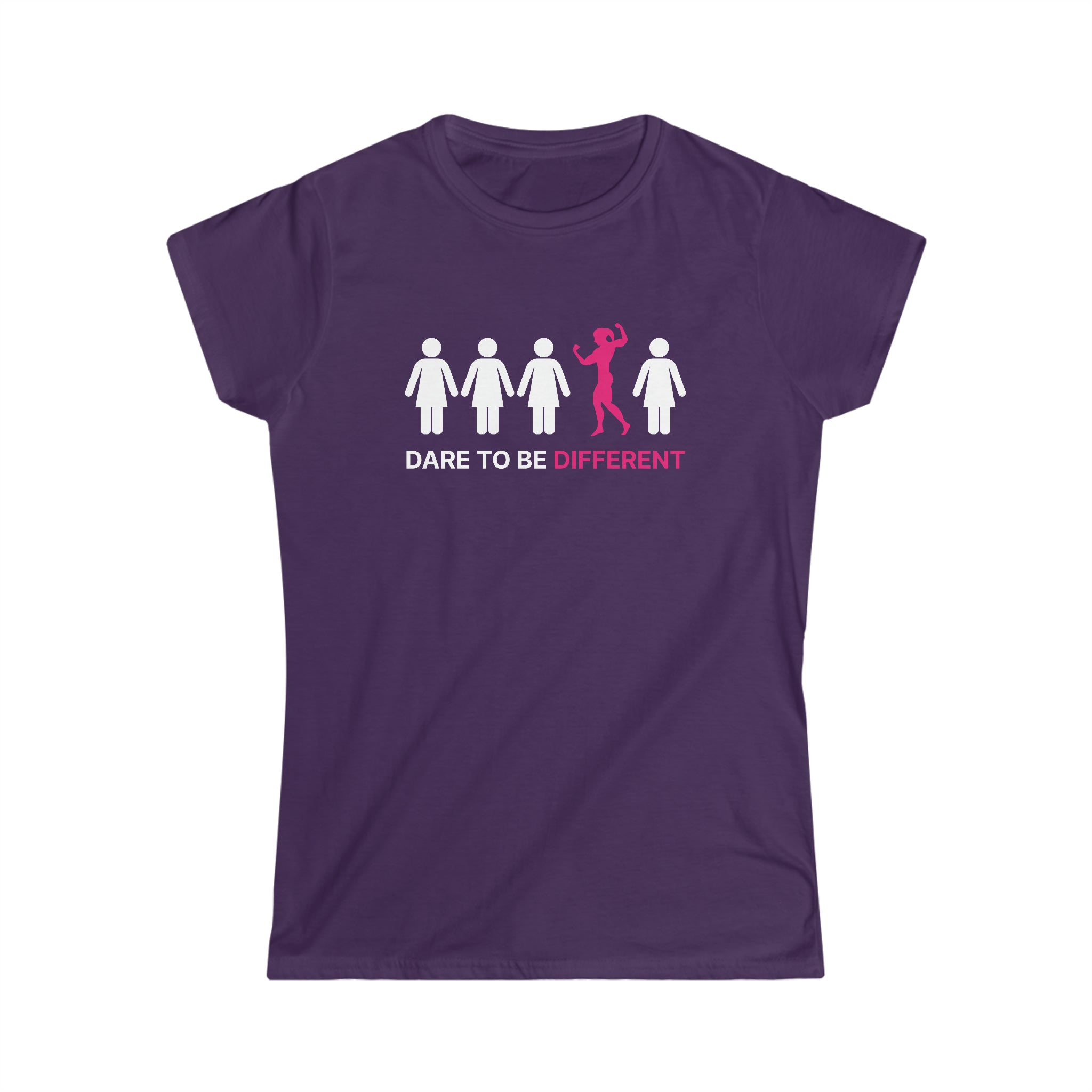 Dare To Be Different - Flex - Women's Softstyle Tee - Logo on Front
