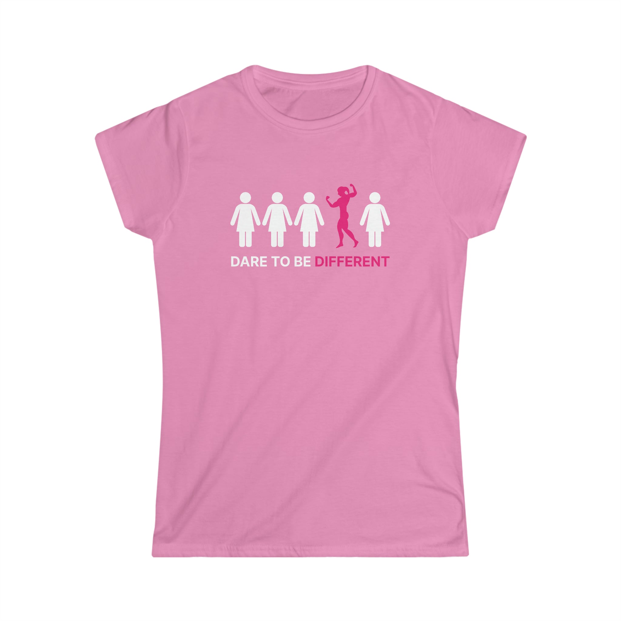 Dare To Be Different - Flex - Women's Softstyle Tee - Logo on Front