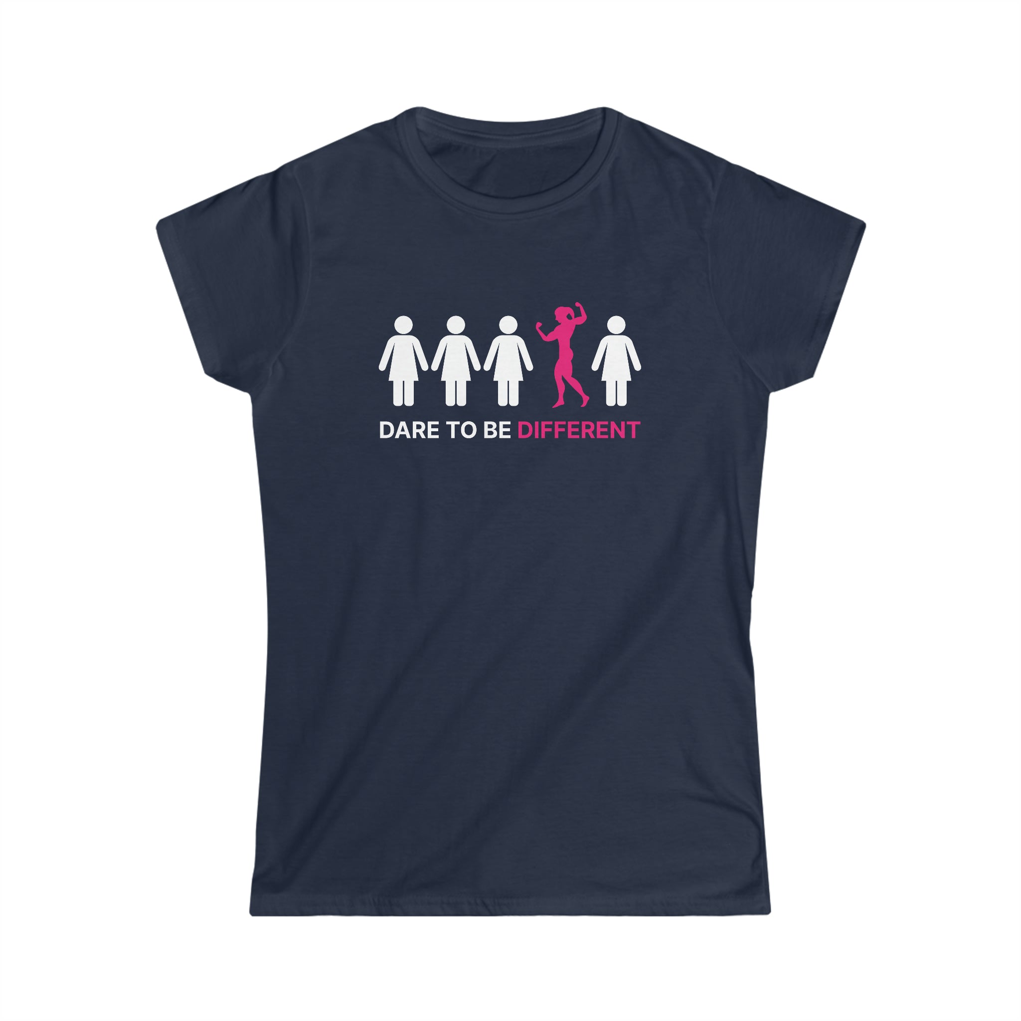 Dare To Be Different - Flex - Women's Softstyle Tee - Logo on Front
