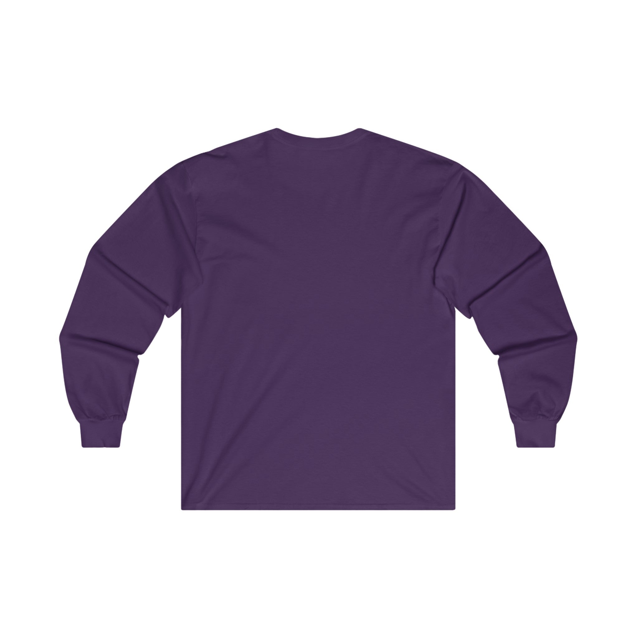 Strong Is Beautiful Comic - Unisex Ultra Cotton Long Sleeve Tee - White Front Logo Plain Back