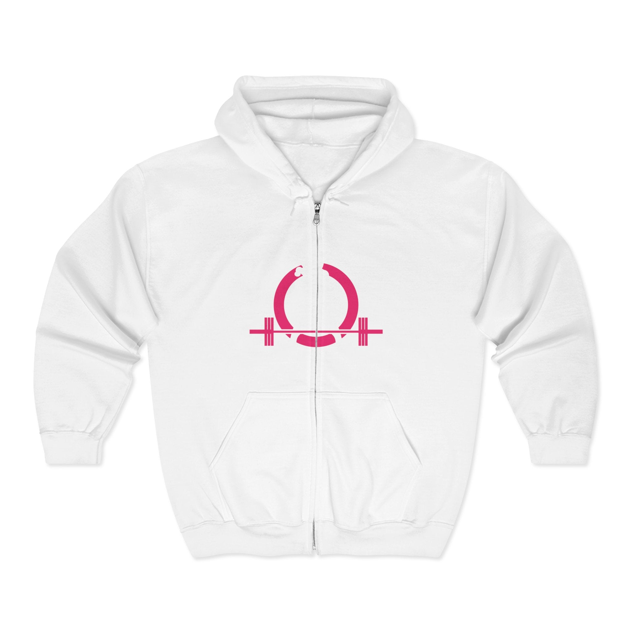 Unisex Heavy Blend™ Full Zip Hooded Sweatshirt - Classic Dark Logo