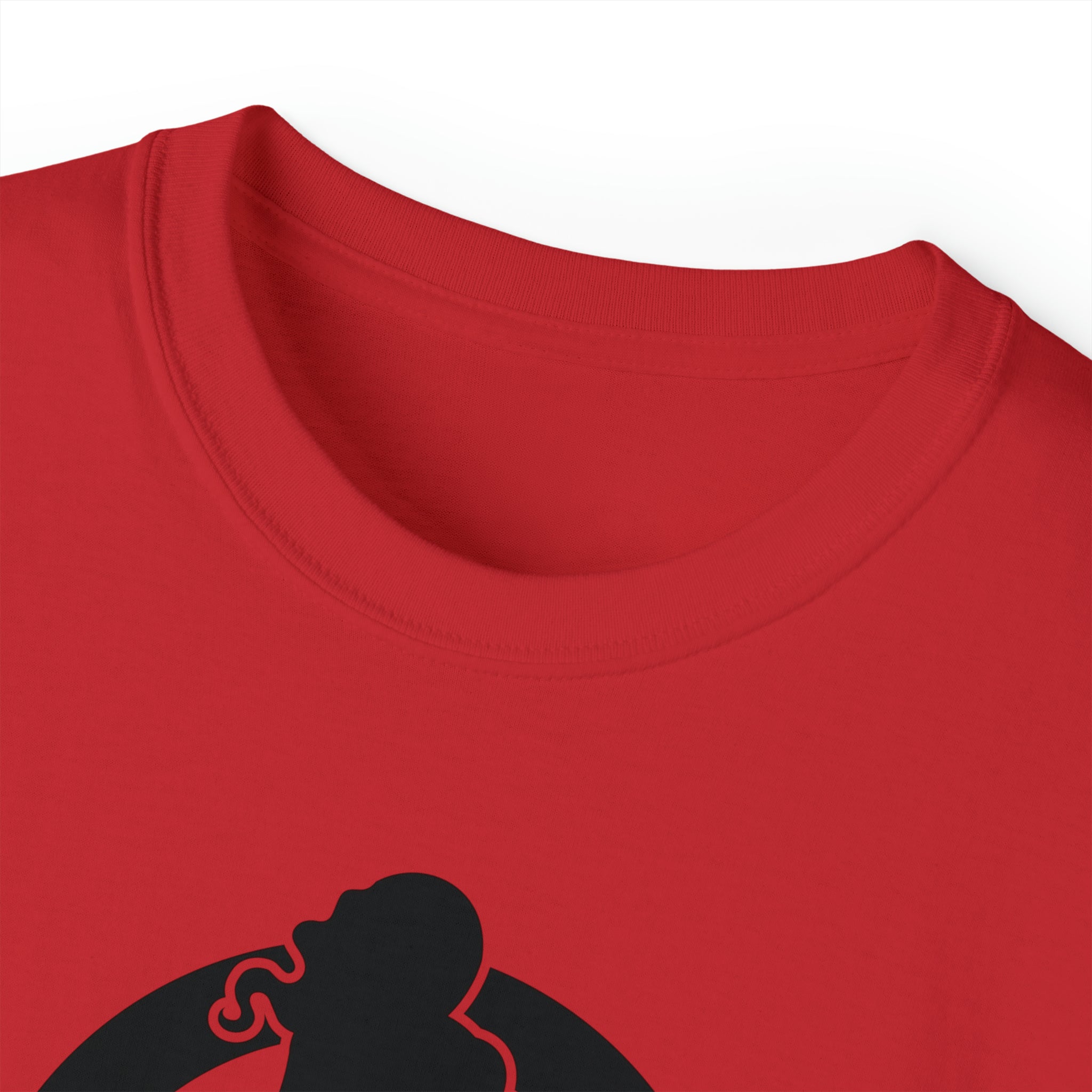 Classic Logo Black - Unisex Ultra Cotton Tee - Plain Back