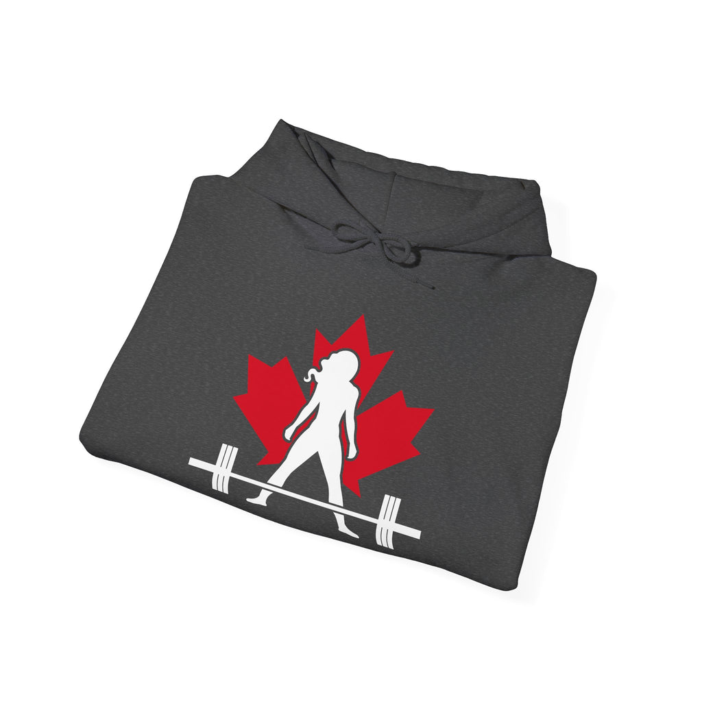 Unisex Heavy Blend Hooded Sweatshirt - Canada Dark Logo - Plain Back