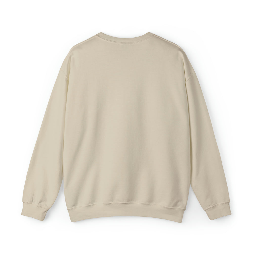 Unisex Heavy Blend™ Crewneck Sweatshirt - Distressed Logo - Plain Back