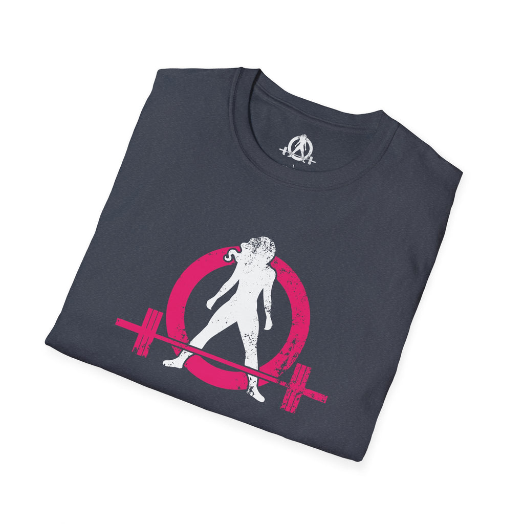 Unisex Softstyle T-Shirt - Color Distressed Logo - Plain Back