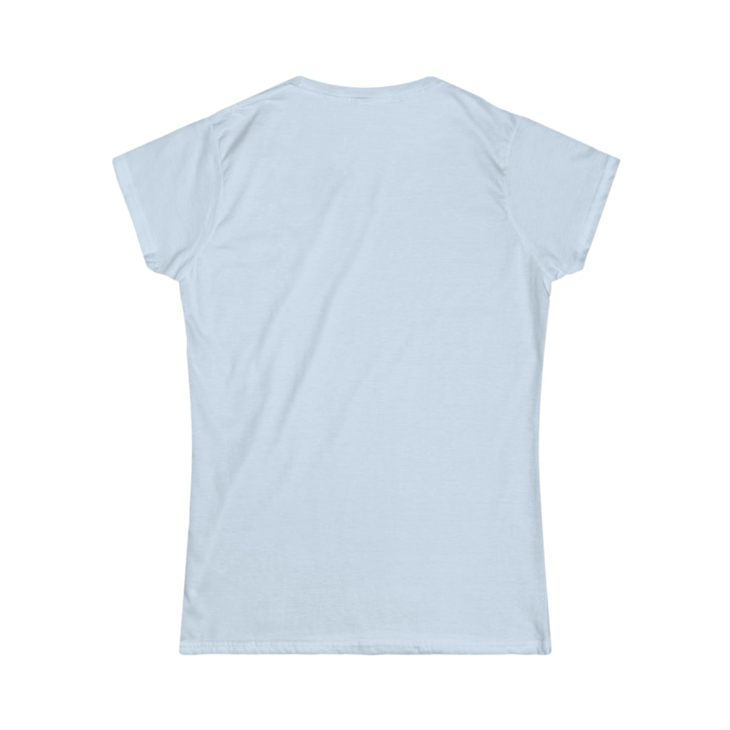 Cardio = Lift Weights Faster - Women's Softstyle Tee - Logo on Front