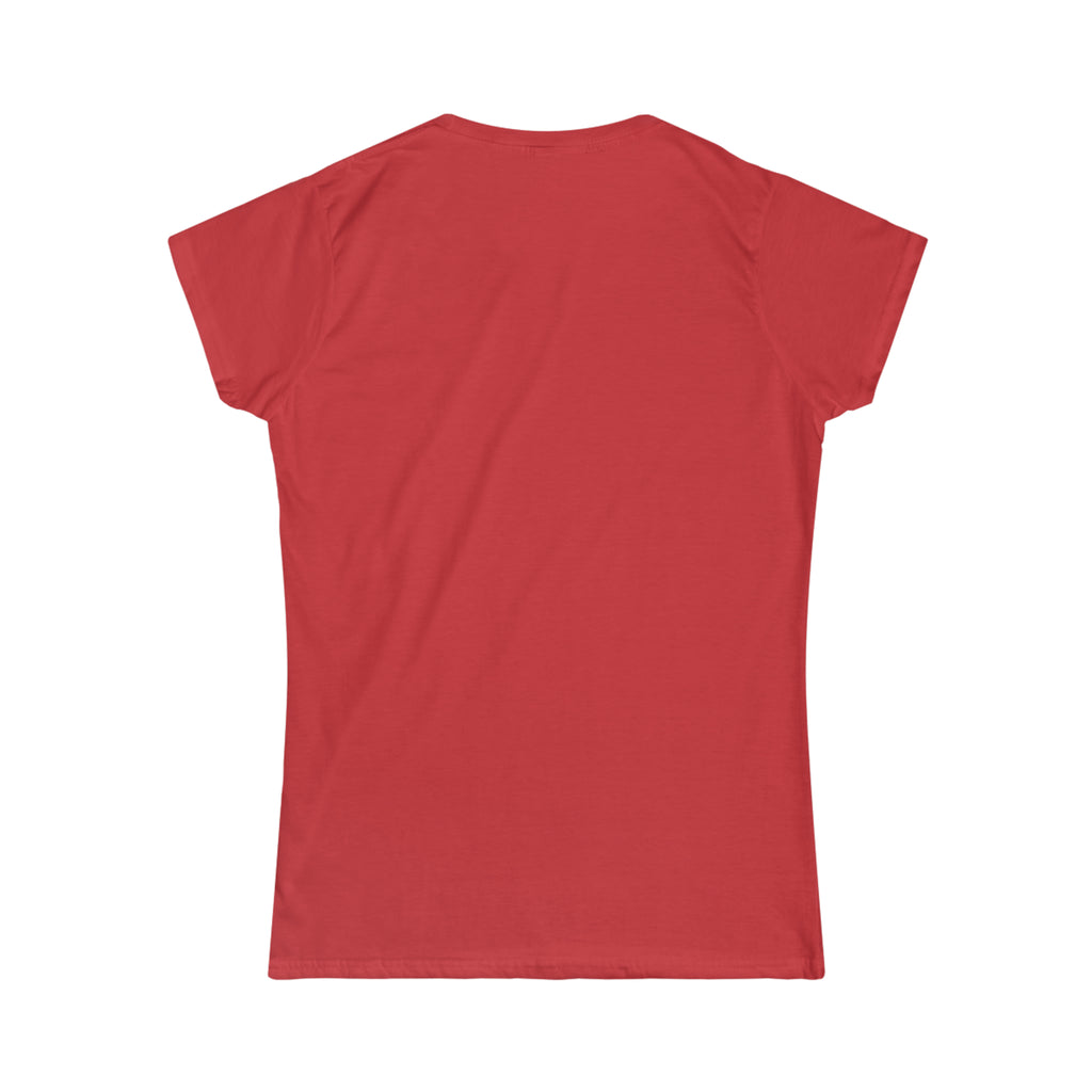 Cardio = Lift Weights Faster - Women's Softstyle Tee - Logo on Front