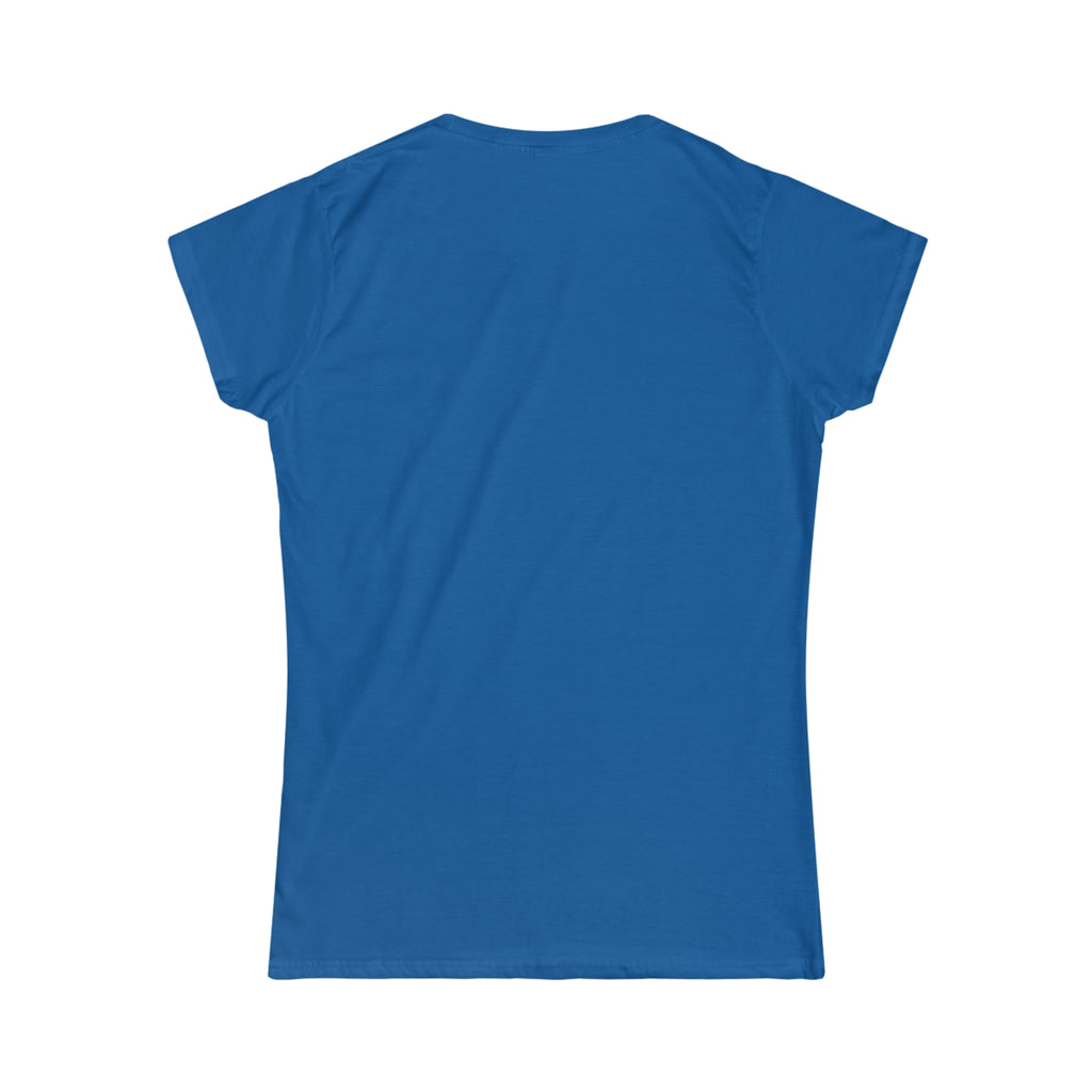 Cardio = Lift Weights Faster - Women's Softstyle Tee - Logo on Front