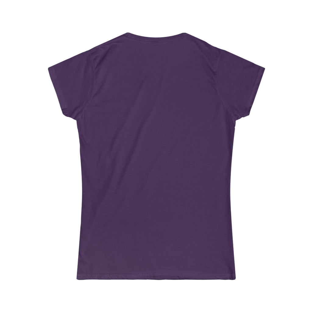Cardio = Lift Weights Faster - Women's Softstyle Tee - Logo on Front