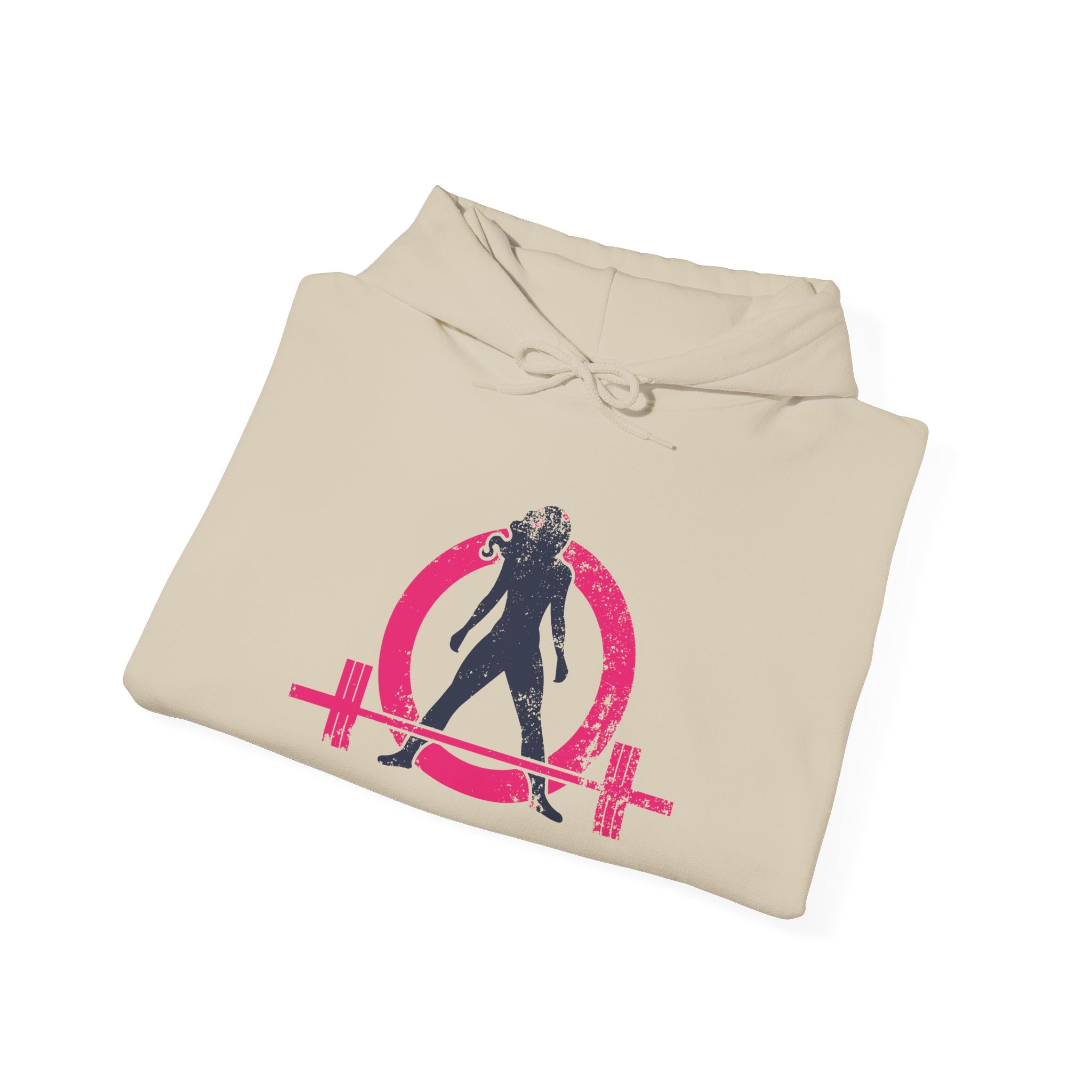 Distressed Logo - Unisex Heavy Blend Hooded Sweatshirt - Inverted Logo  (BEST SELLER)