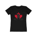 Women's The Boyfriend Tee - Canada Dark Logo - Plain Back
