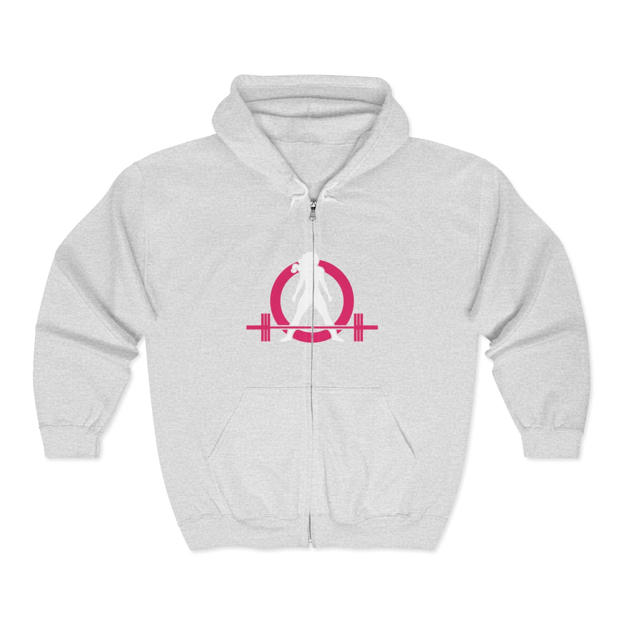 Unisex Heavy Blend™ Full Zip Hooded Sweatshirt - Classic Dark Logo