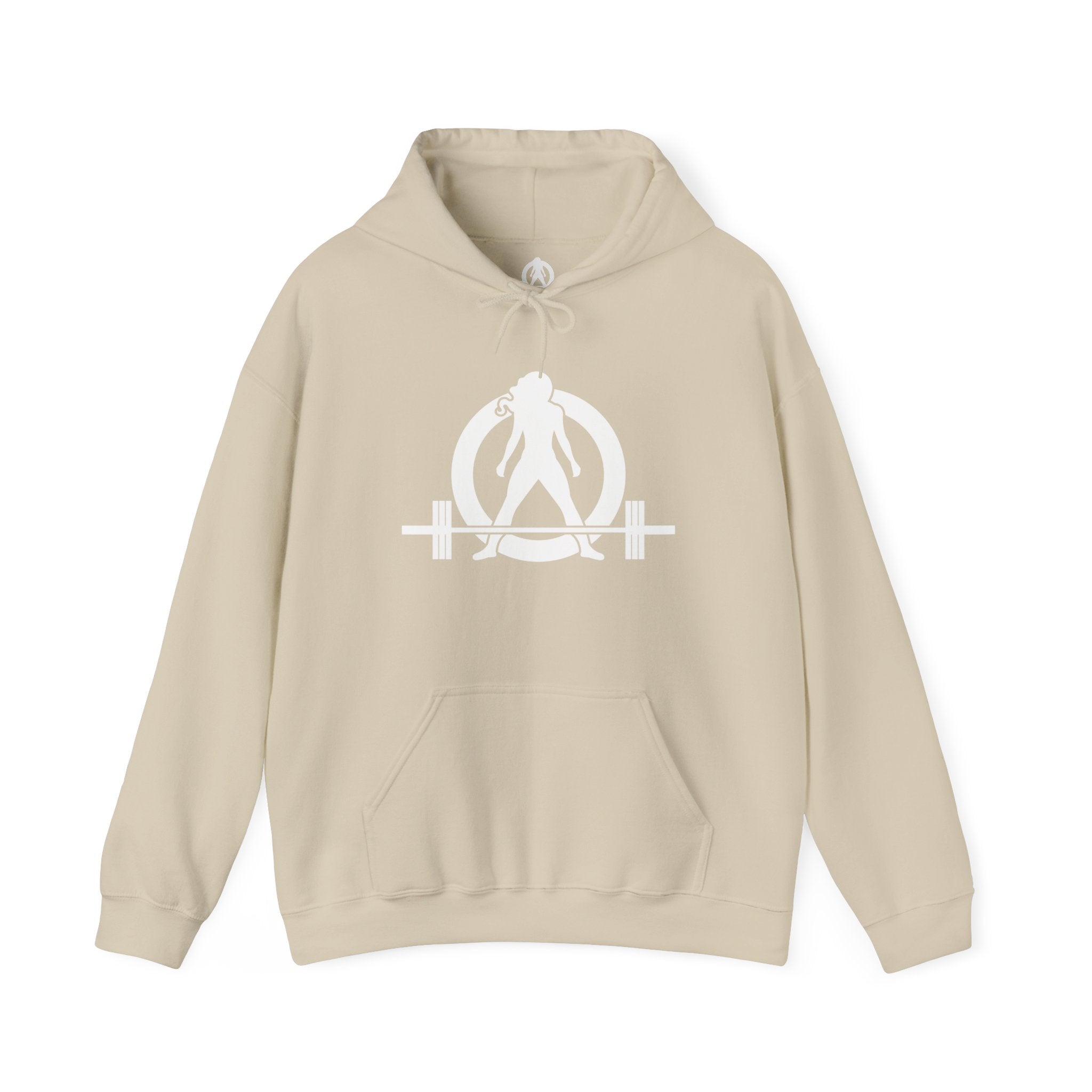 Cardio = Lift Weights Faster - Unisex Heavy Blend Hooded Sweatshirt - White Print on Front & Back