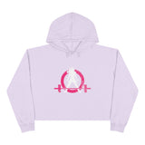 Empowered Crop Hoodie – For Strong Women Who Lift - Classic Logo